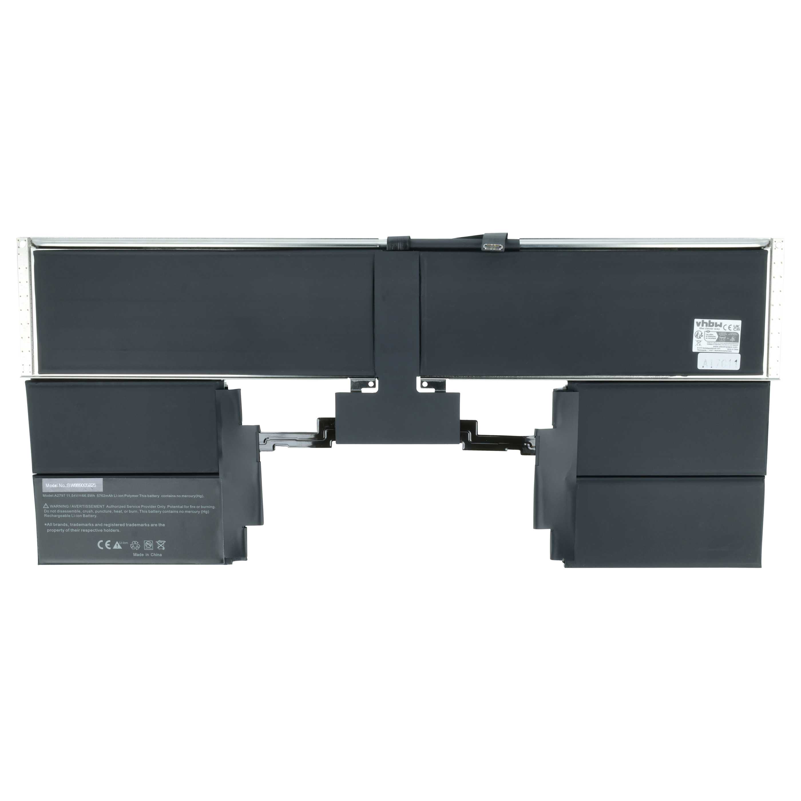 Notebook-Akku als Ersatz für Apple A2797 für Apple - 5762mAh 11,54V Li-Ion