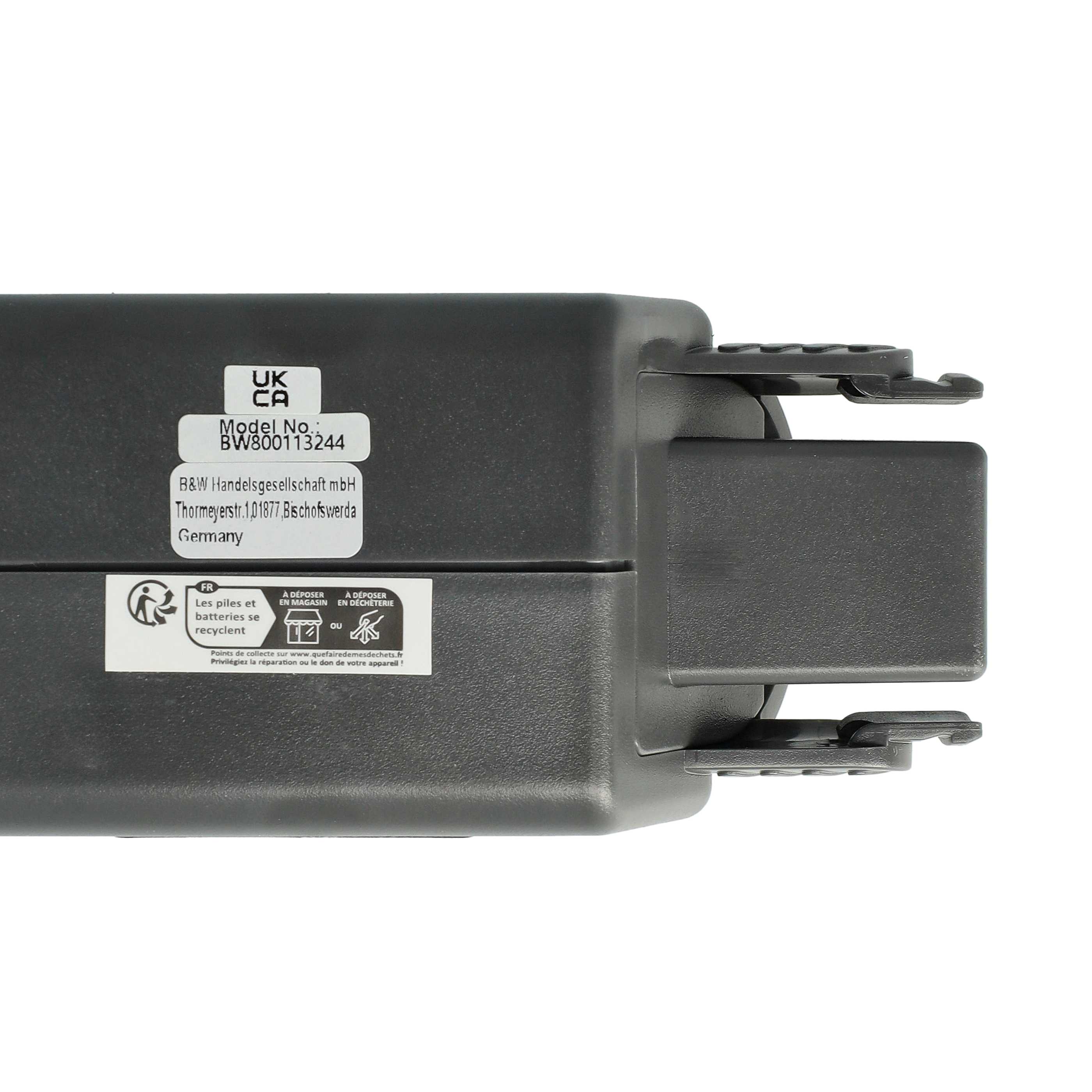 Lawnmower Battery Replacement for Wolf Garten 7420090, 7420072 - 1500 mAh 18 V Li-Ion, grey