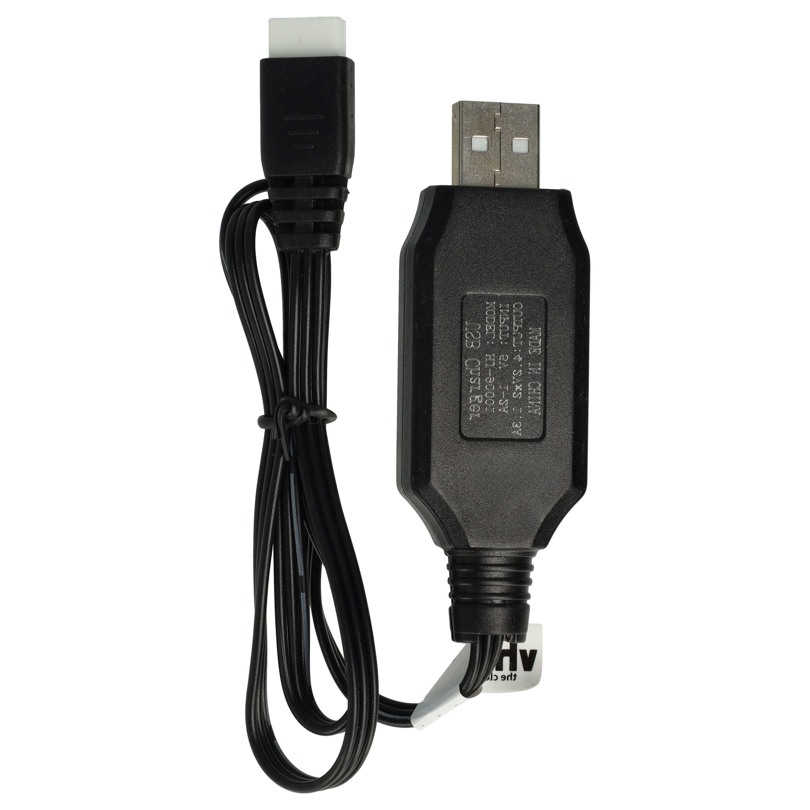 USB-Ladekabel passend für RC-Akkus mit JST XH-3P-Anschluss, RC-Modellbau Akkupacks - 60cm 4,2V