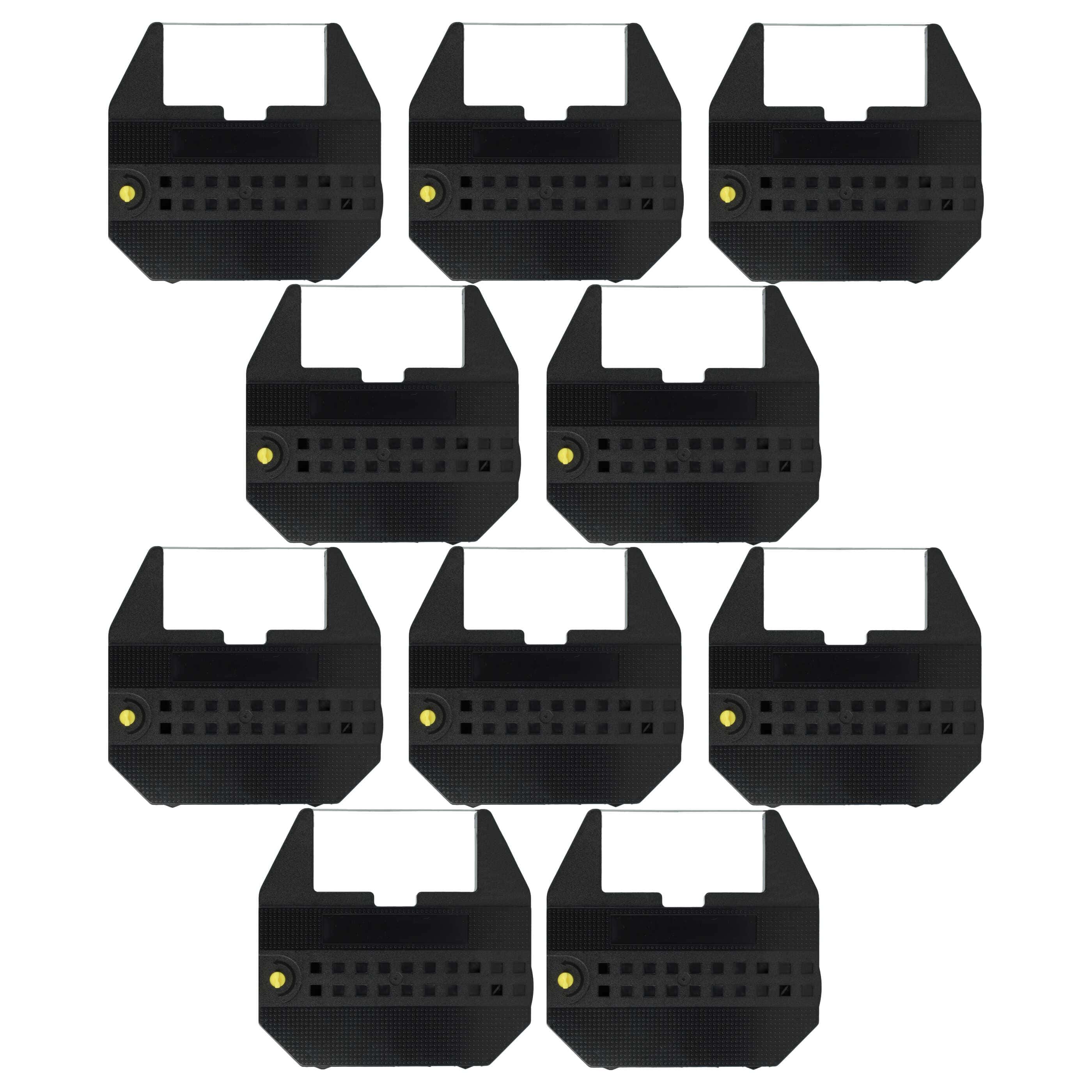 10x Ink Ribbon suitable for 6100 TEC Typewriter etc. - Black