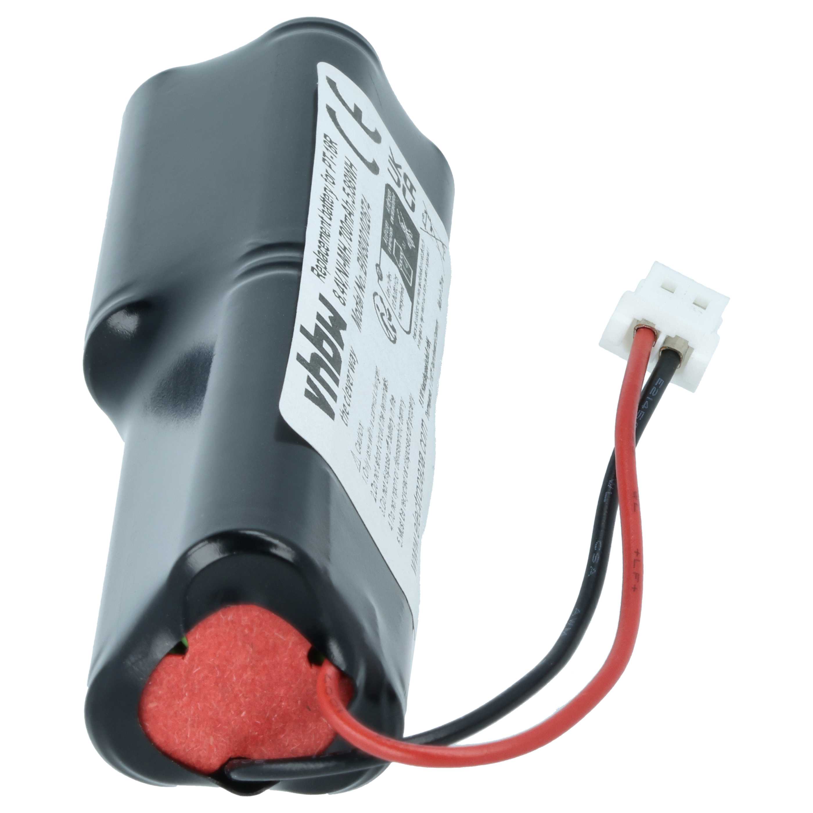 Batteria sostituisce Brother BBP-18, LN6044001, BA-18R, PT-18R per stampante - 700mAh 8,4V NiMH