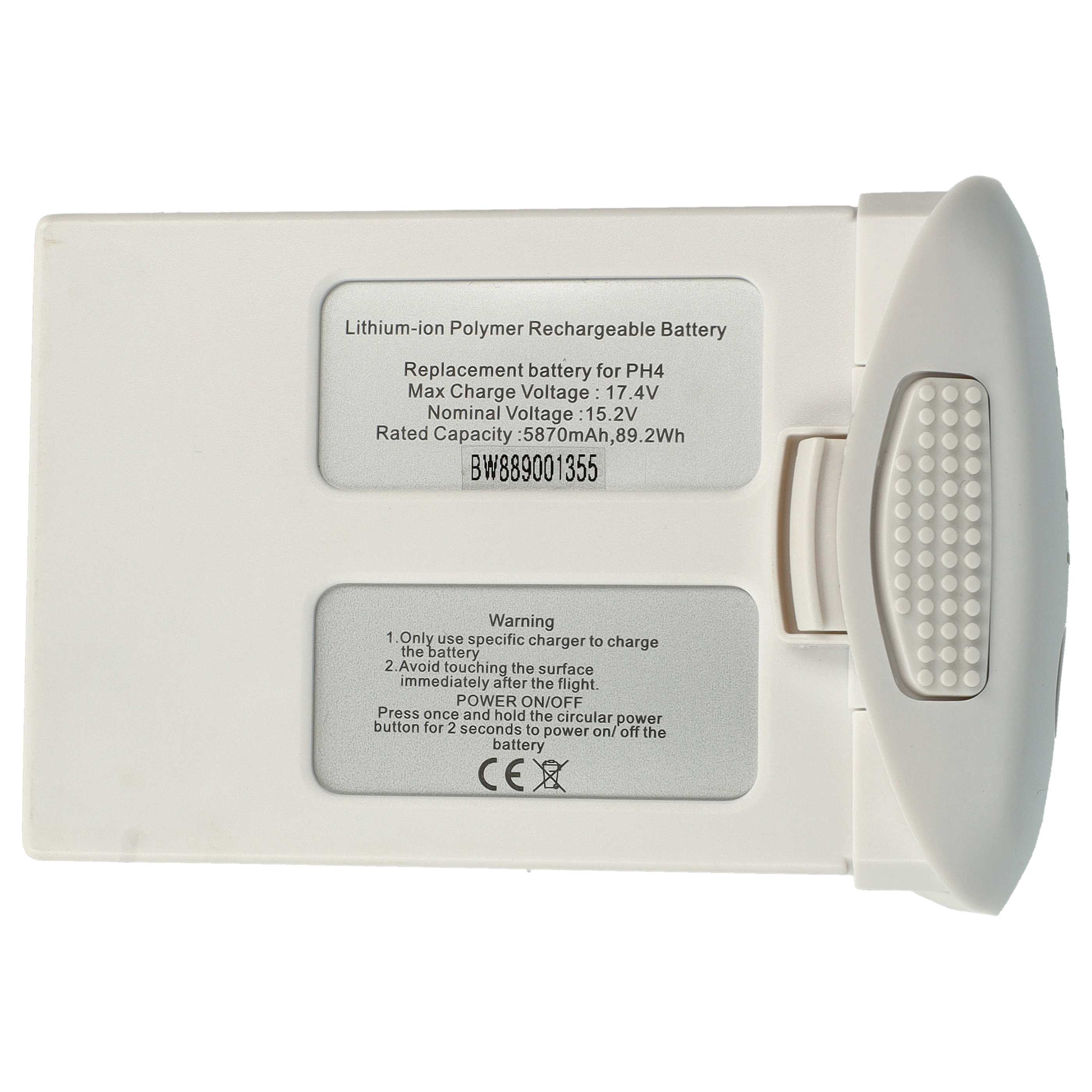 2x Batteries remplace DJI CP.PT.00000033.01, CP.PT.000601 pour drone DJI- 5870mAh 15,2V Li-polymère