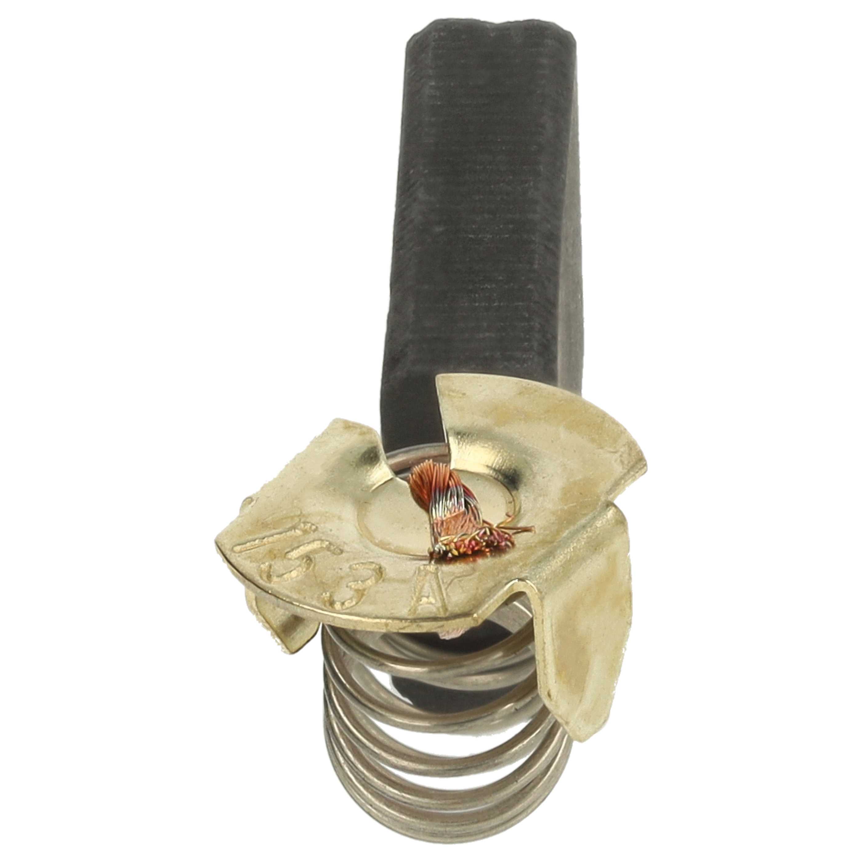 2x Szczotka węglowa zam. Dremel 1305, 1304, 1306, 1306.4, 1306.3, 1307, 1303, 1302 + sprężyna, 26 x 14 x 6 mm