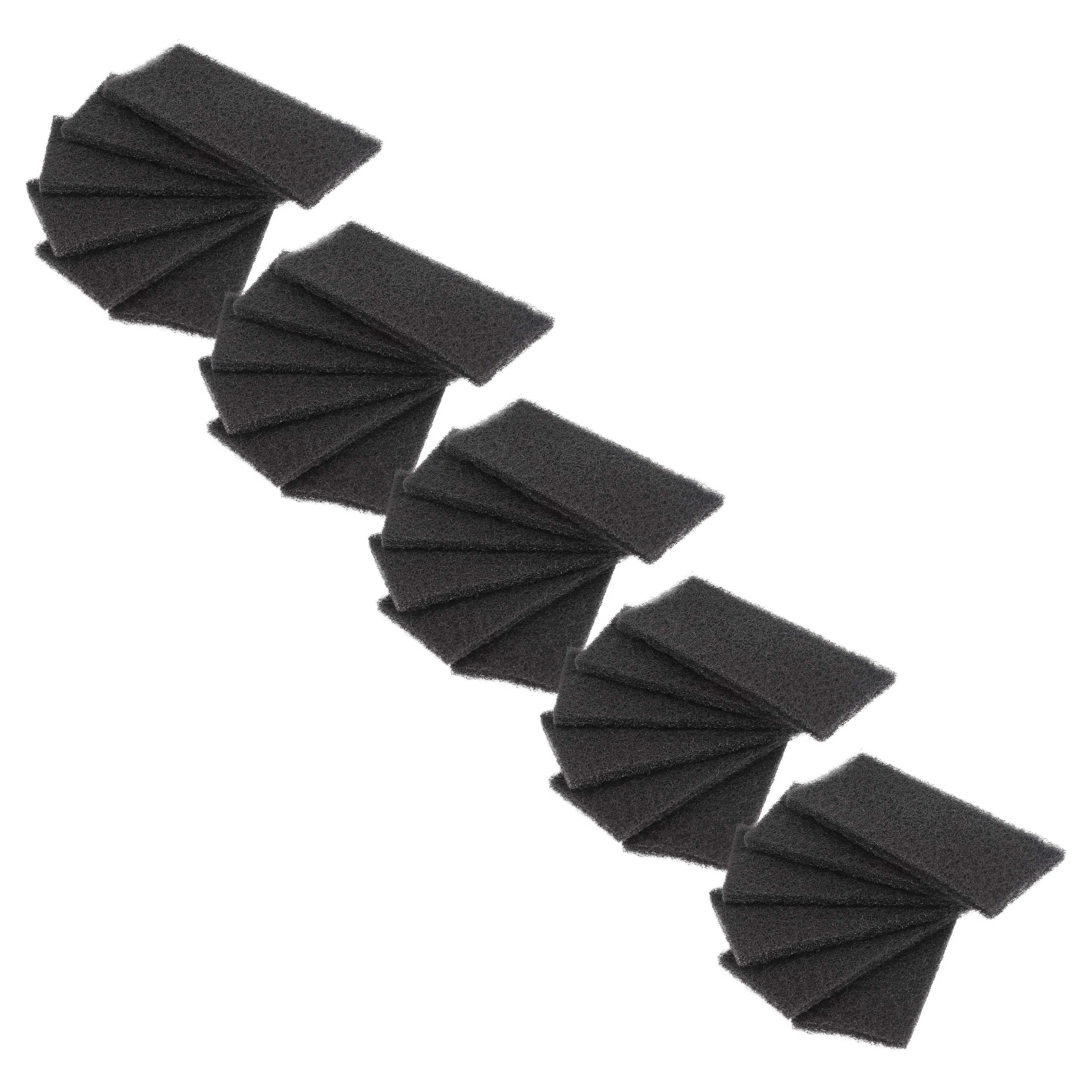 30x Activated Carbon Filter replaces Franke 1330038254 for Franke Food Bin, Waste Caddy - 6.5 x 15.5 x 1.5 cm