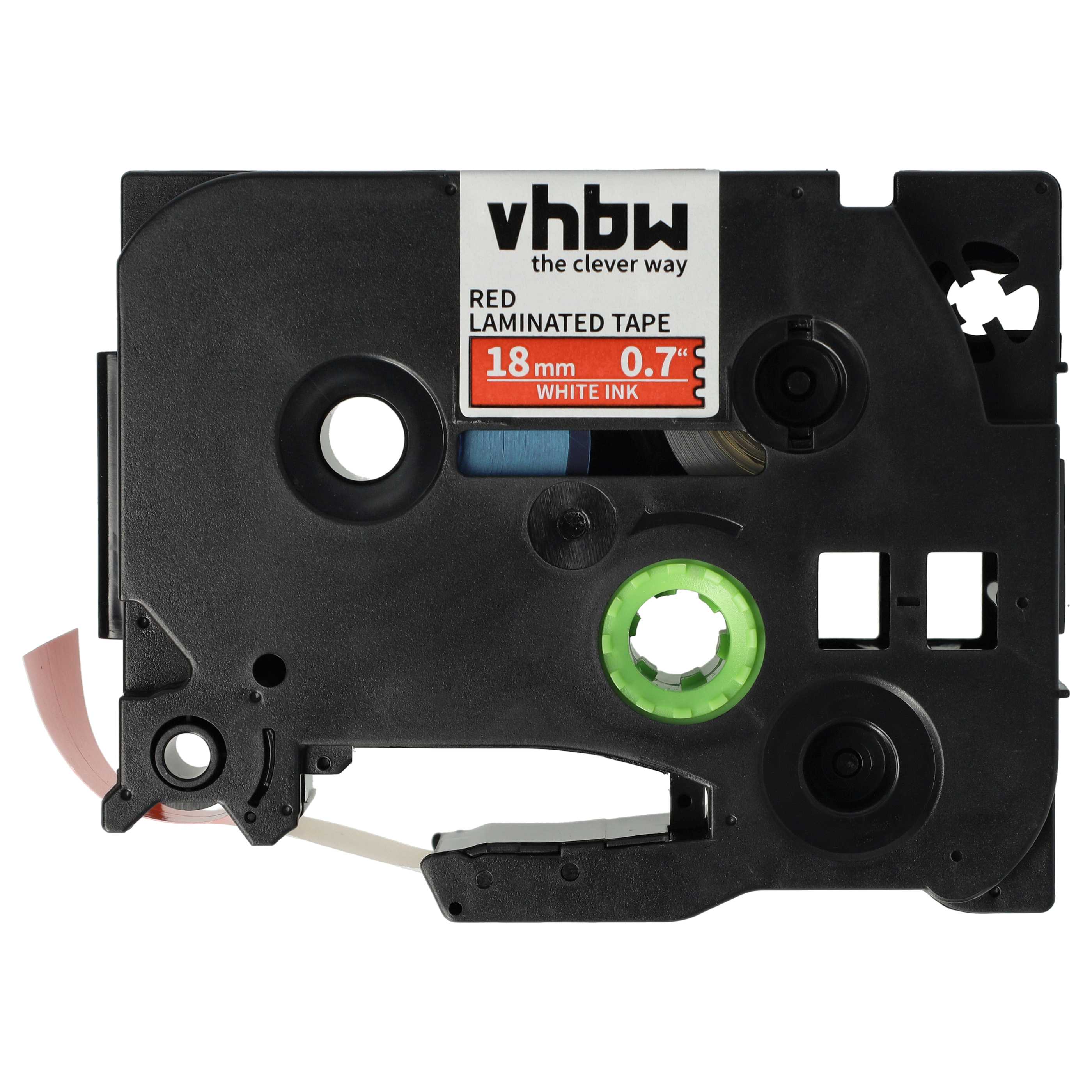 Cassetta nastro sostituisce Brother TZE-445, TZ-445 per etichettatrice Brother 18mm bianco su rosso