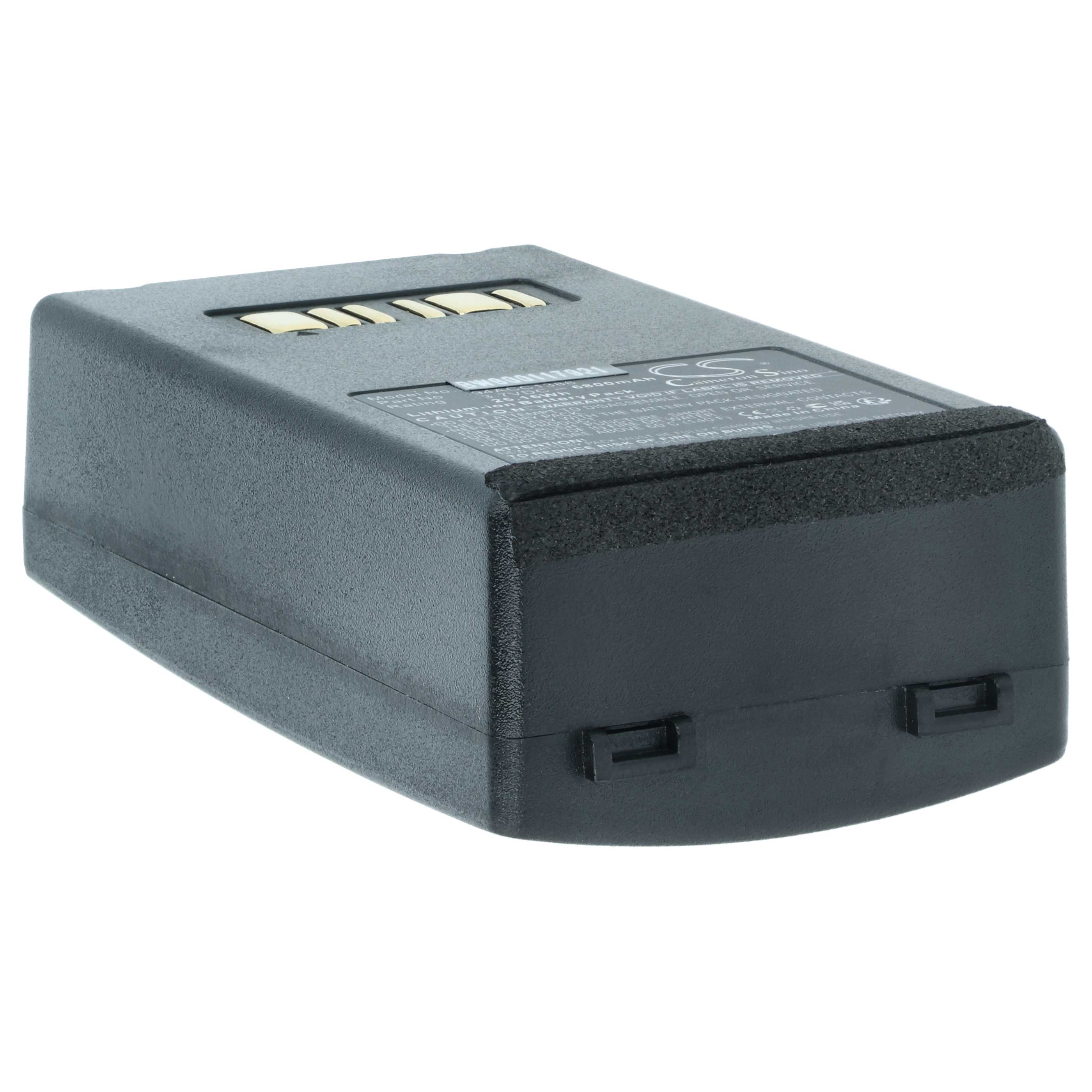 5x Akku als Ersatz für Datalogic 94ACC1386, BT-26, BT-10 für Datalogic Barcodescanner - 6800mAh 3,7V Li-Ion