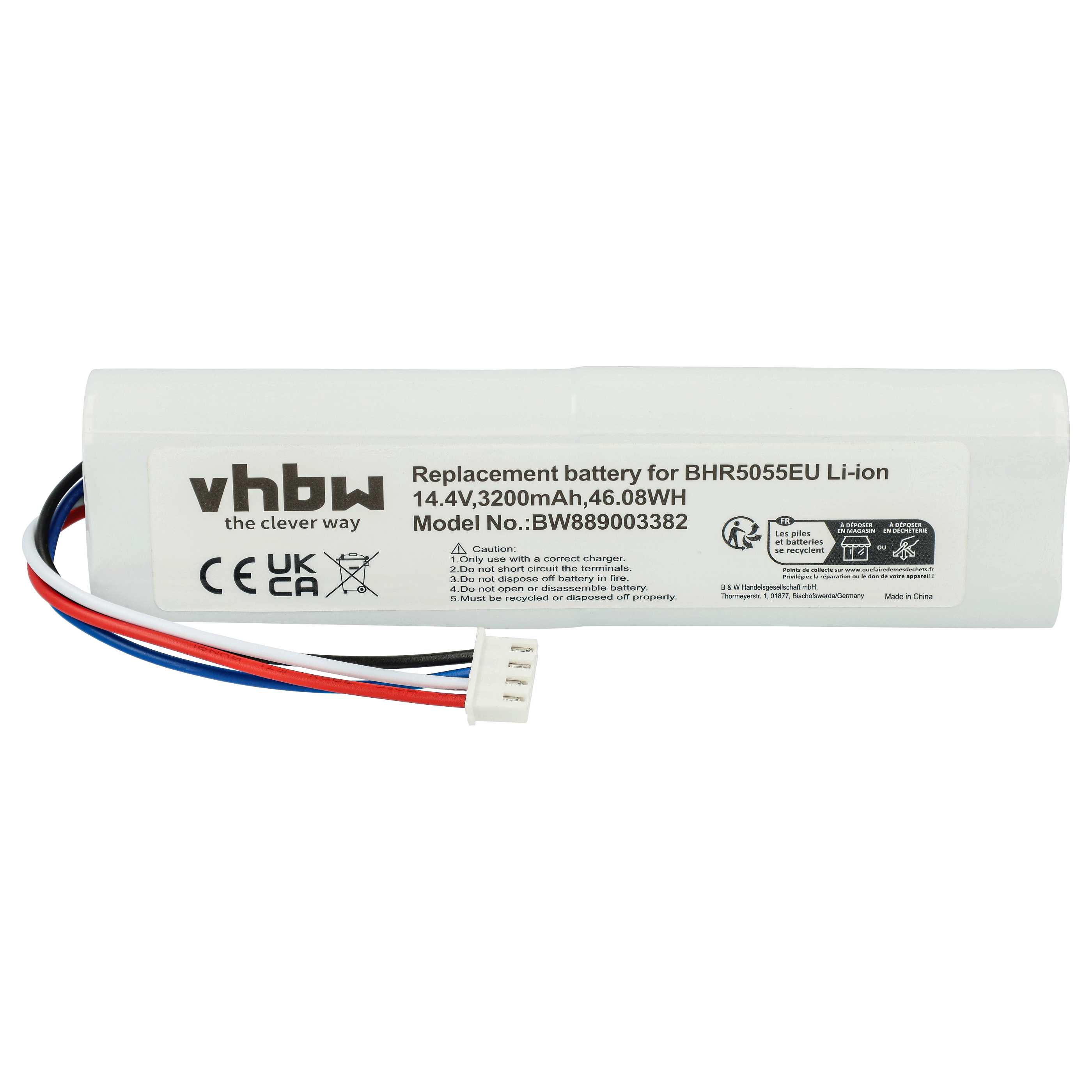 Battery Replacement for Xiaomi P2051-4S1P-ZM for - 3200mAh, 14.4V, Li-Ion