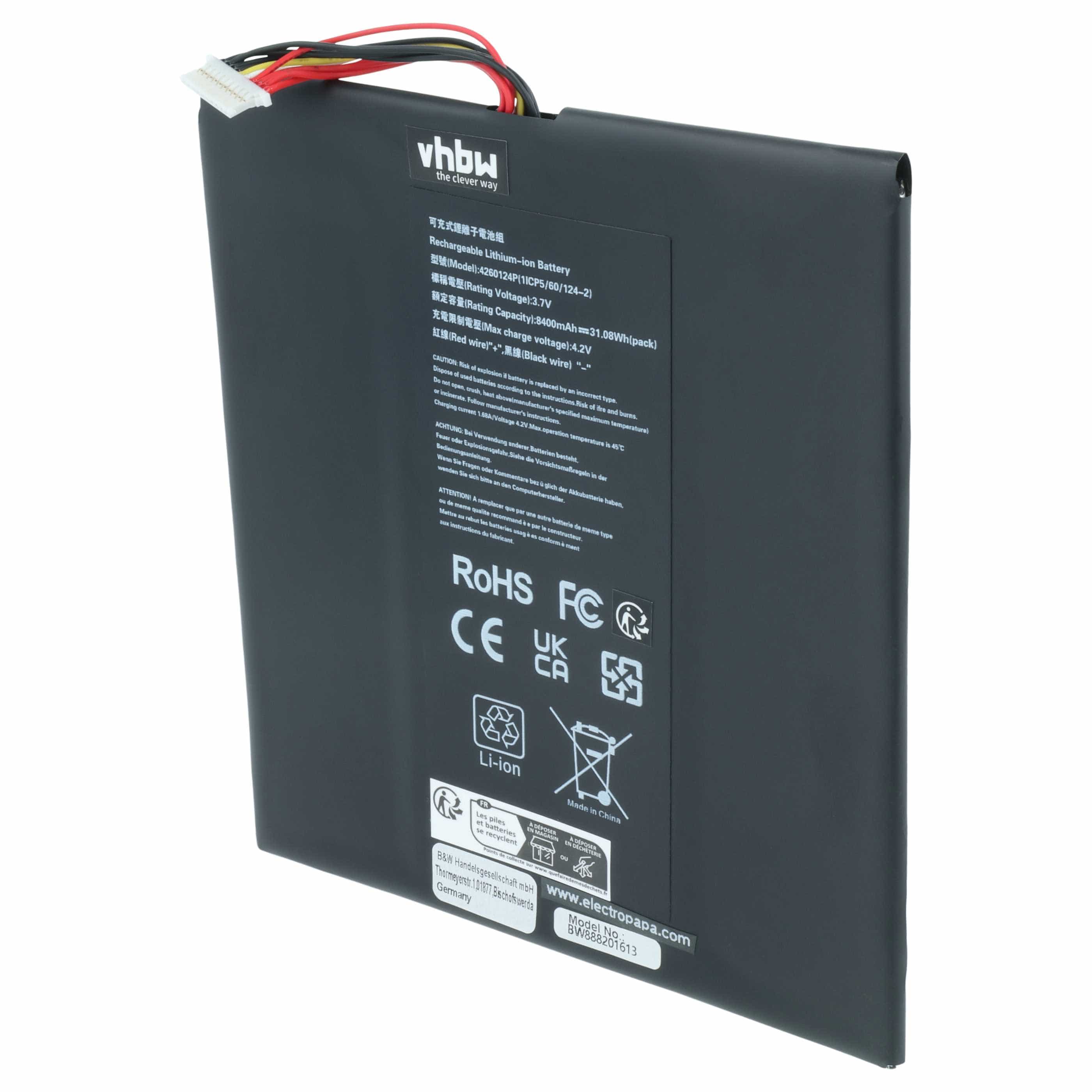 Akumulator do laptopa zamiennik Acer KT.0020Q.001, 4260124P - 8300 mAh 3,7 V LiPo