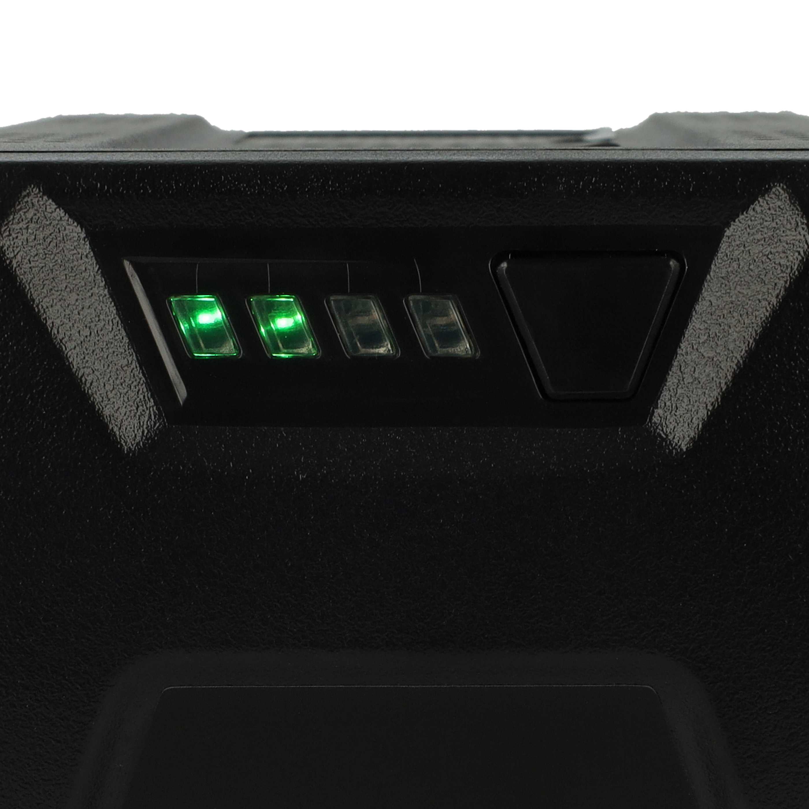 2x Battery replaces Greenworks GL500, GL600, GL900, G82B25, GL250, GL400 - 4000 mAh 82 V Li-Ion, black