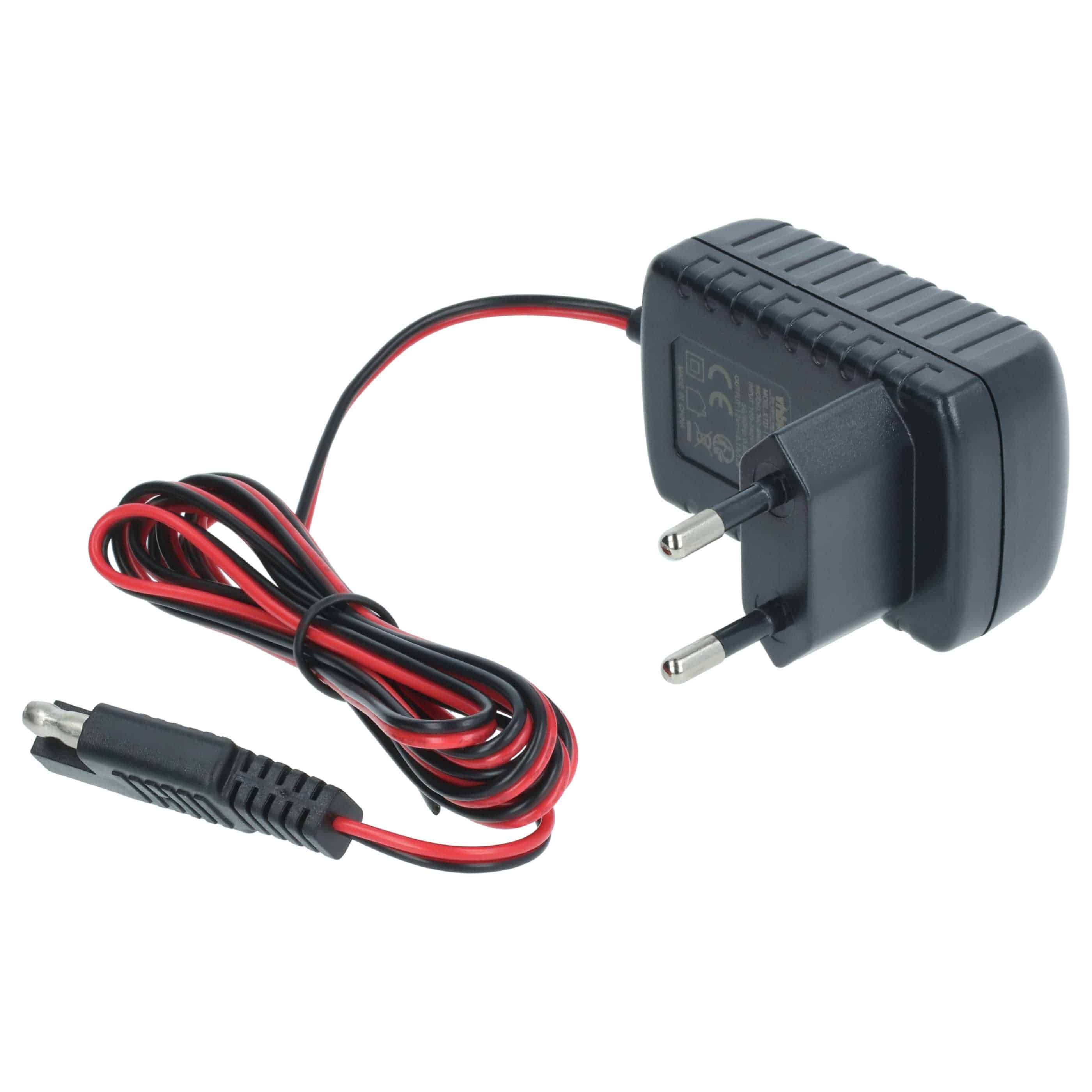 Starter Battery Charger suitable for Honda, MTD, Scheppach, Makita Lawn Mower etc. - 12 V, 2 m