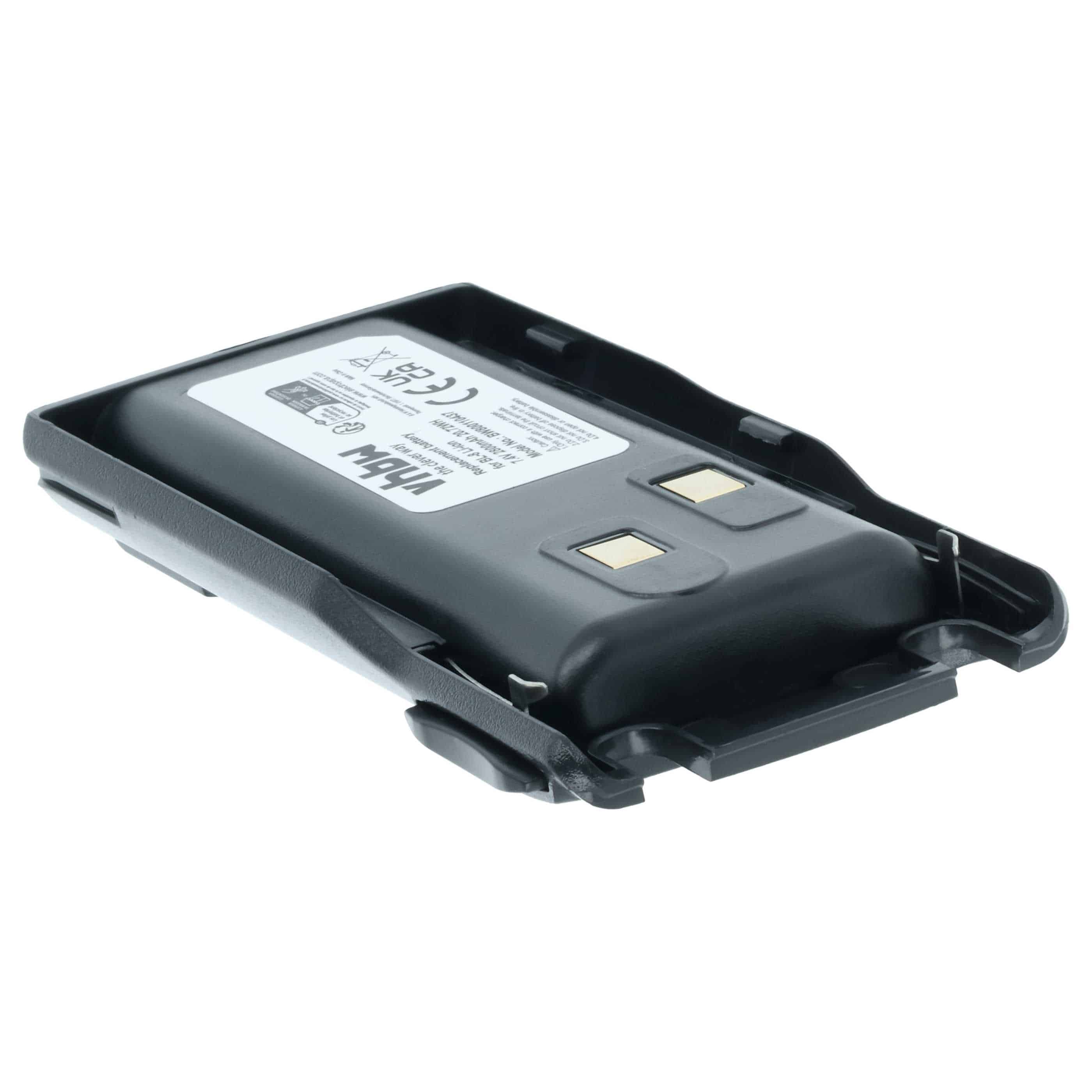 Radio Battery replaces Baofeng BL-8 - 2800 mAh 7.4 V Li-Ion