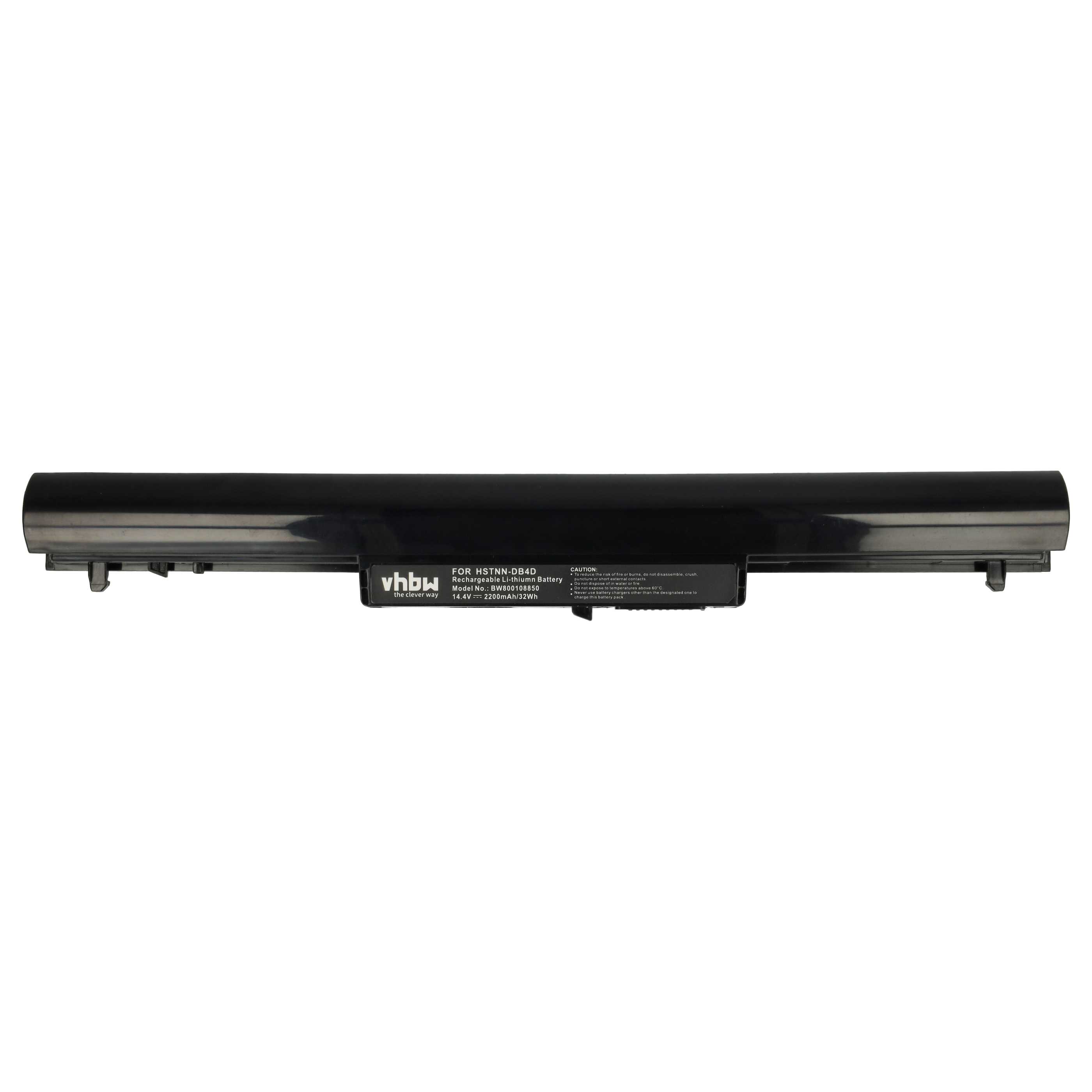Akumulator do laptopa zamiennik HP 694864-851, 694864-51, 694864-241 - 2200 mAh 14,4 V Li-Ion, czarny