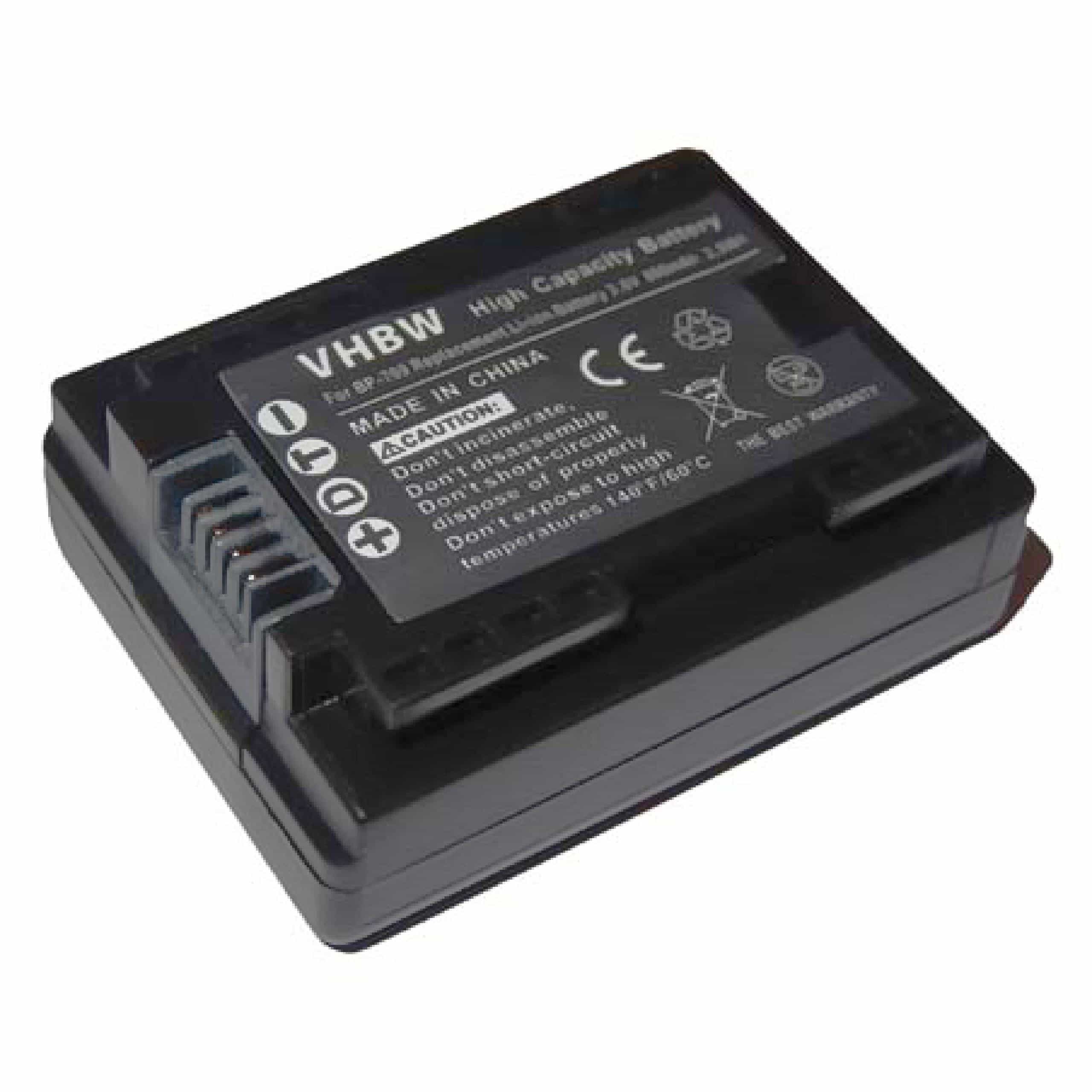 Videocamera Battery Replacement for Canon BP-709 - 800mAh 3.6V Li-Ion