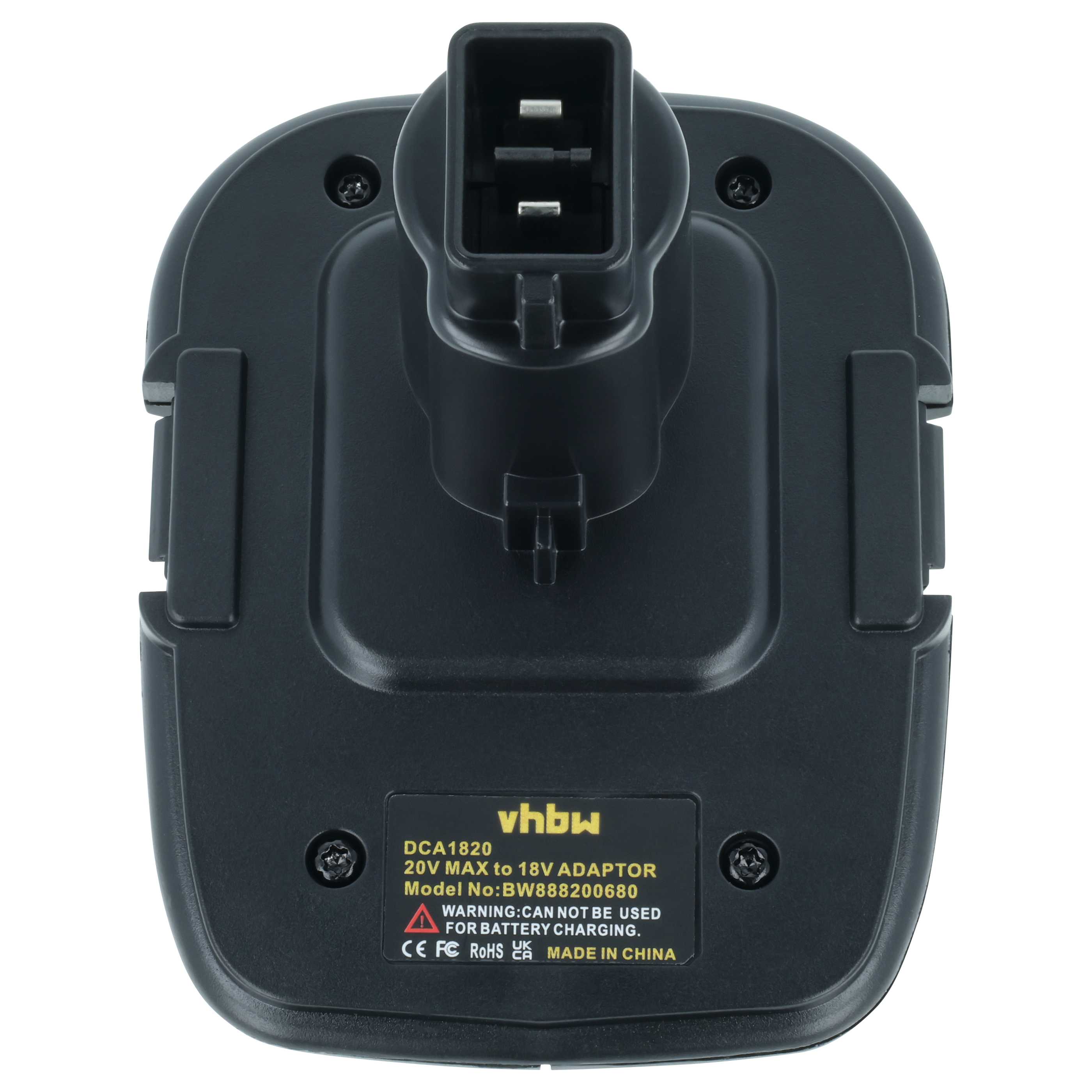 Adaptateur batterie remplace Dewalt DCA1820 pour outil Dewalt (20 V Li-ion vers 18 V)