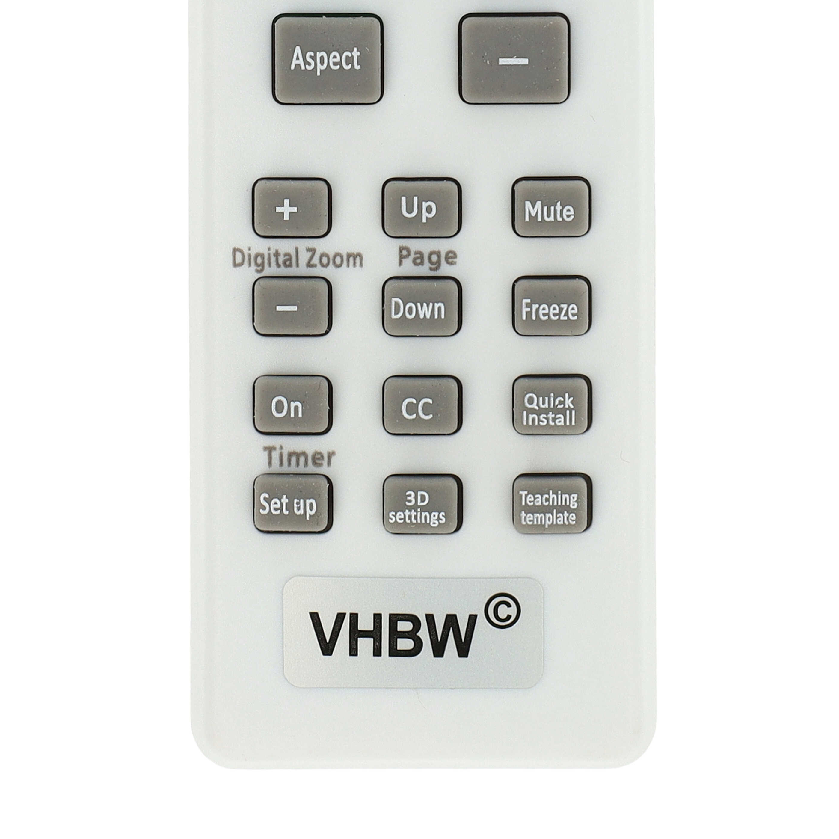 Remote Control replaces BenQ RCX013, RCX022, RC02, RCE012 for BenQ Projector