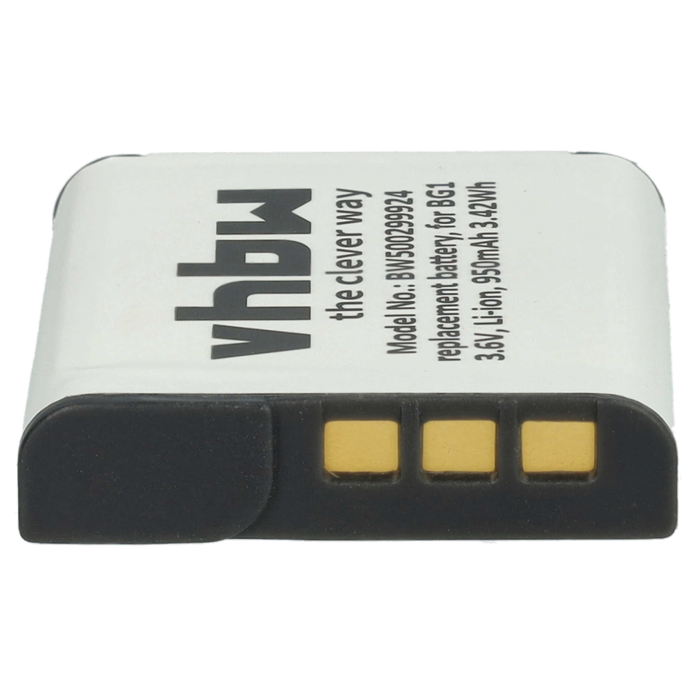 Kamera-Akku (3 Stück) als Ersatz für Sony NP-FG1, NP-BG1 - 950mAh 3,6V Li-Ion