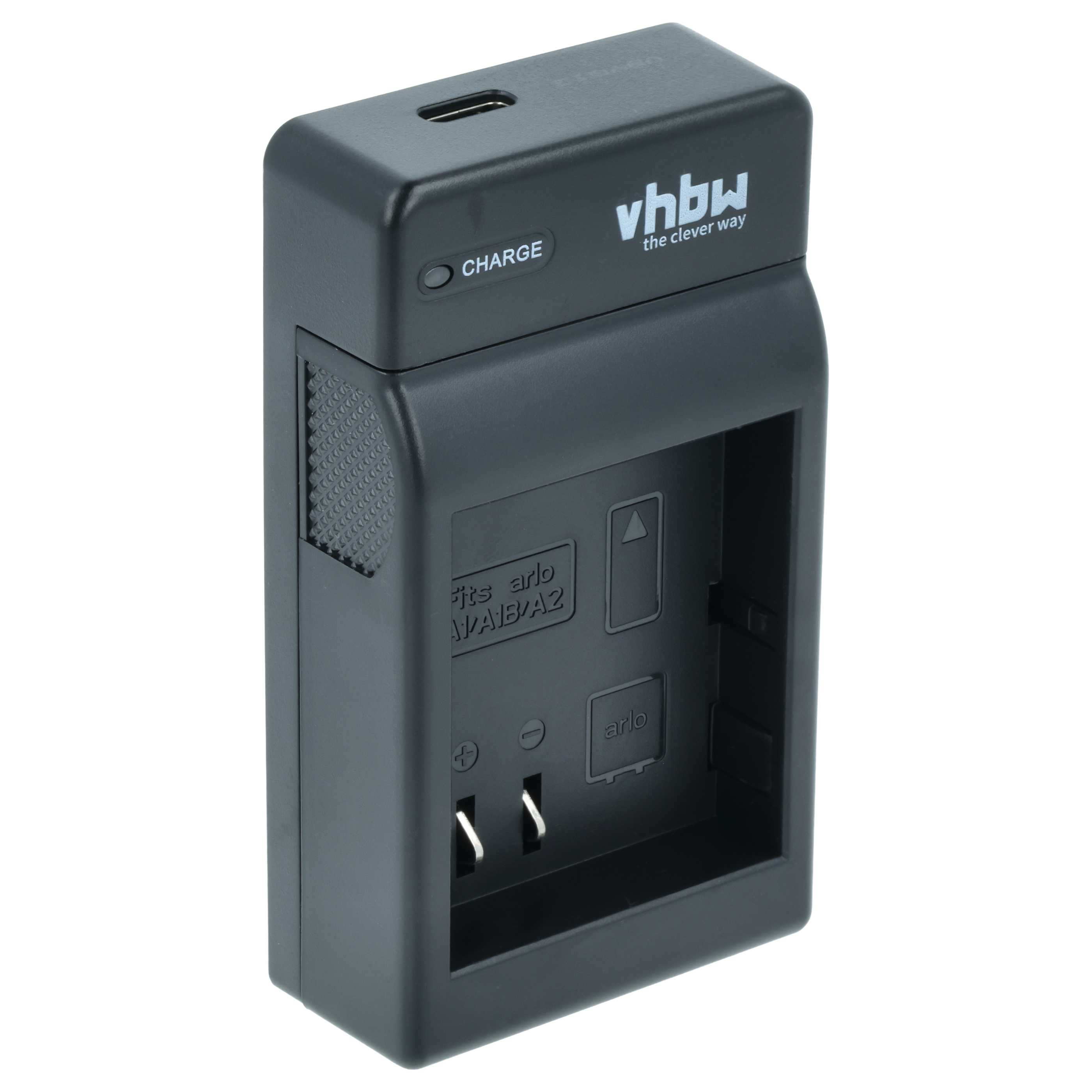Battery Charger USB-C + Cable USB-C suitable for Netgear / Arlo Pro 2 Digital Camera - 0.5 A