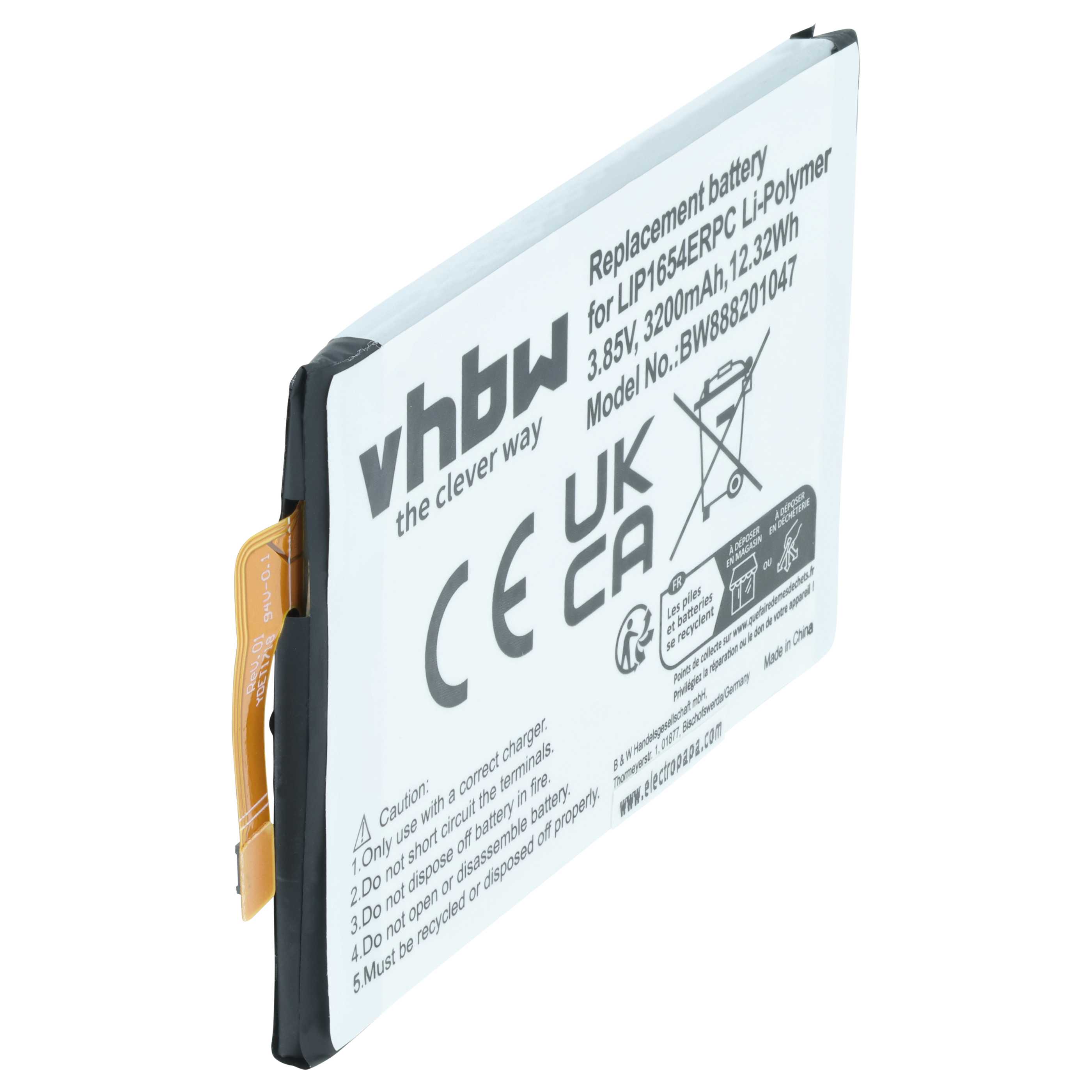 Akumulator do telefonu smartfona zamiennik Sony LIP1654ERPC, 1309-2682, SNYSK84 - 3200 mAh 3,85 V LiPo
