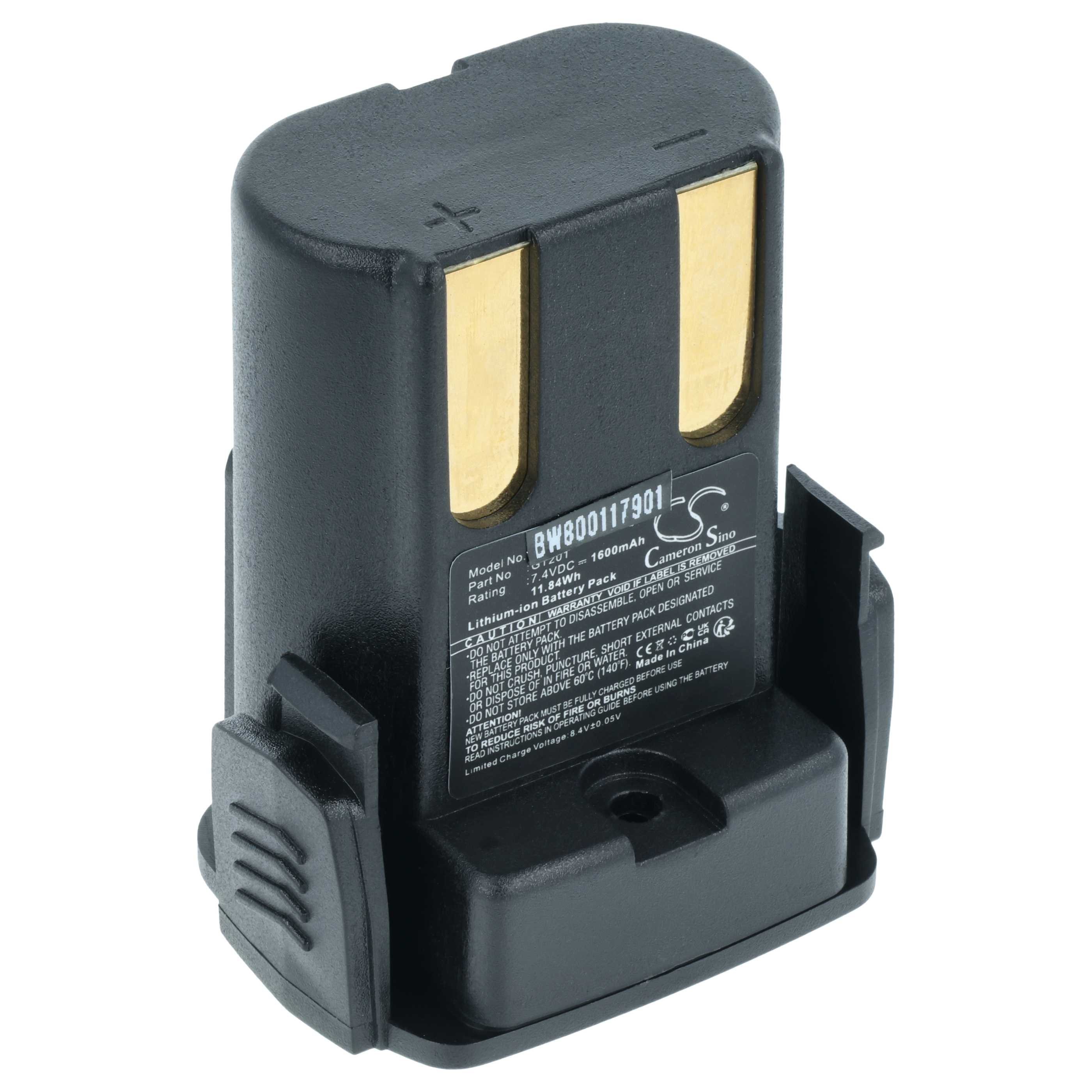 Hundeschermaschine-Akku als Ersatz für Aesculap GT201 für Aesculap - 1600mAh 7,4V Li-Ion