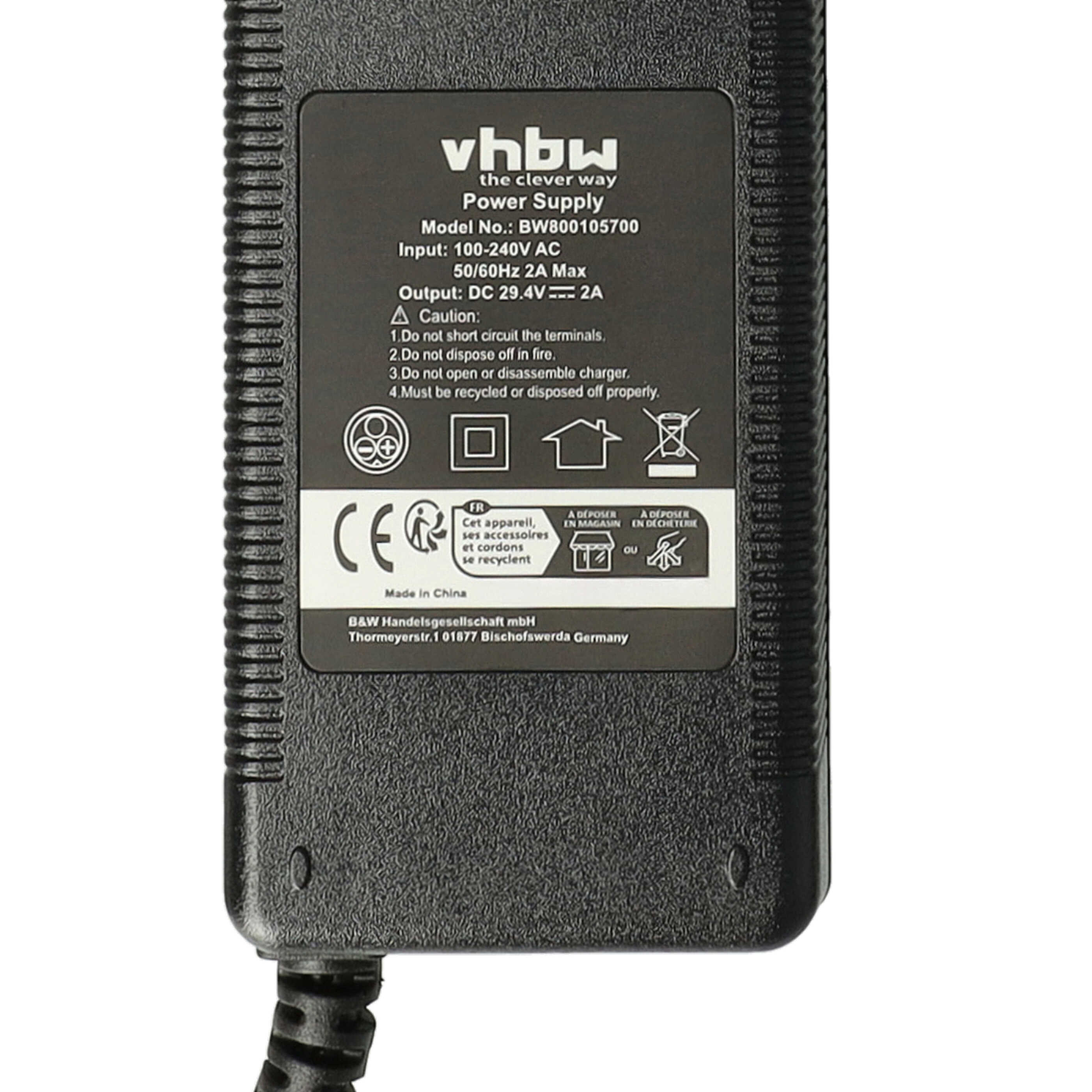 Chargeur pour batterie e-bike - prise 3-Pin, XLR, 2.35 A