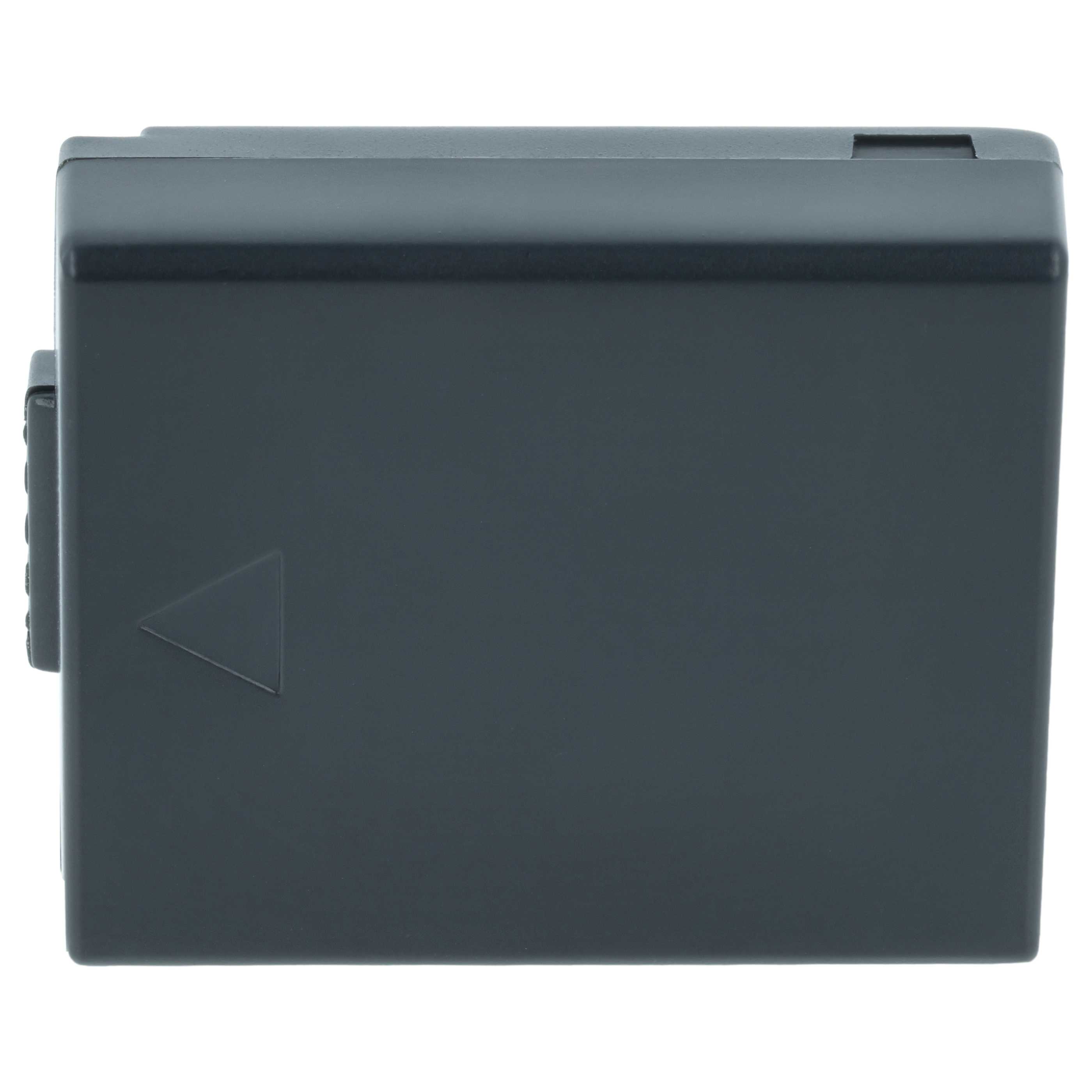 2x Battery suitable for Panasonic Lumix DMC-FZ10, DMC-FZ15, DMC-FZ20, DMC-FZ5 - 550mAh, 7.2V, Li-Ion