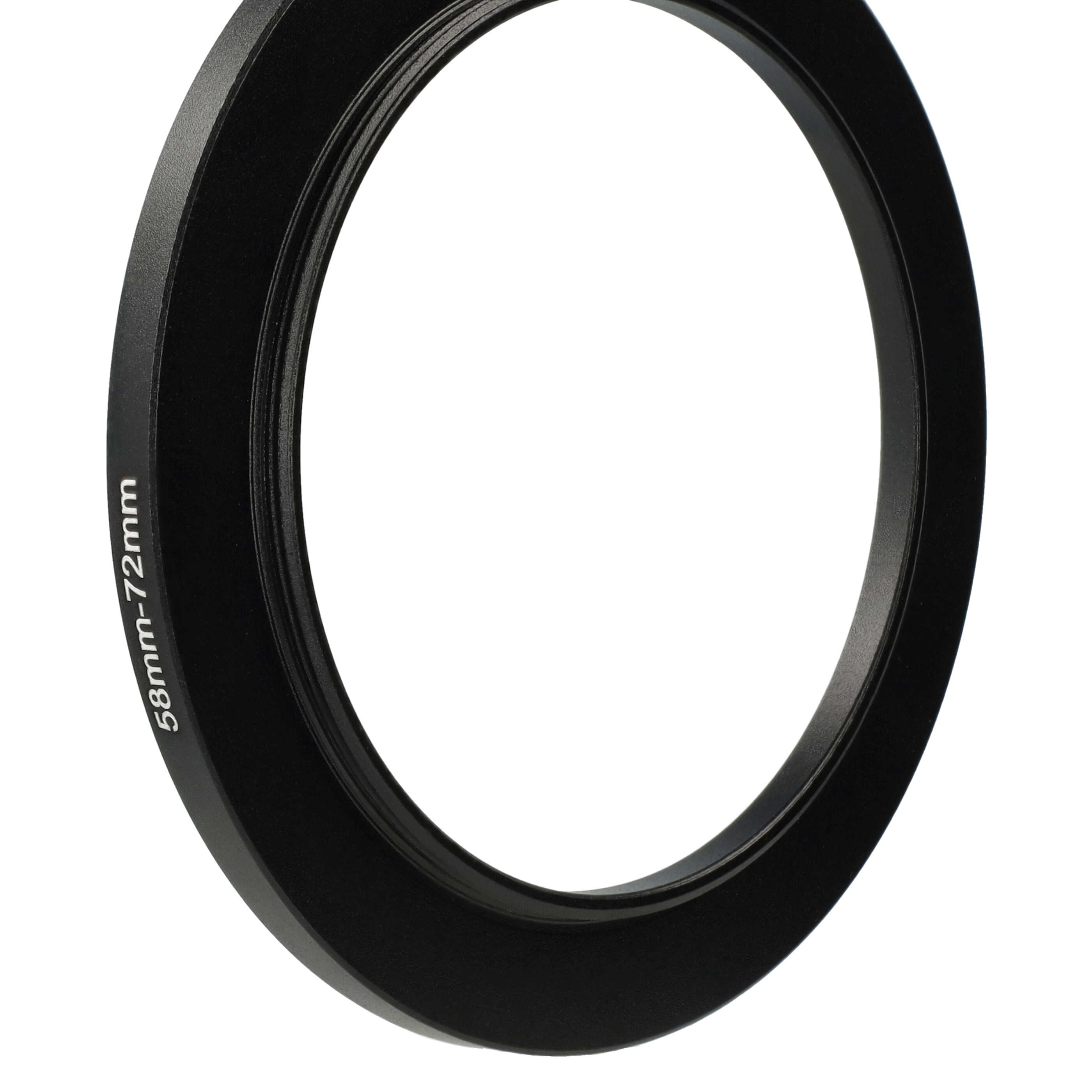 Step-Up Ring Adapter of 58 mm to 72 mmfor various Camera Lens - Filter Adapter