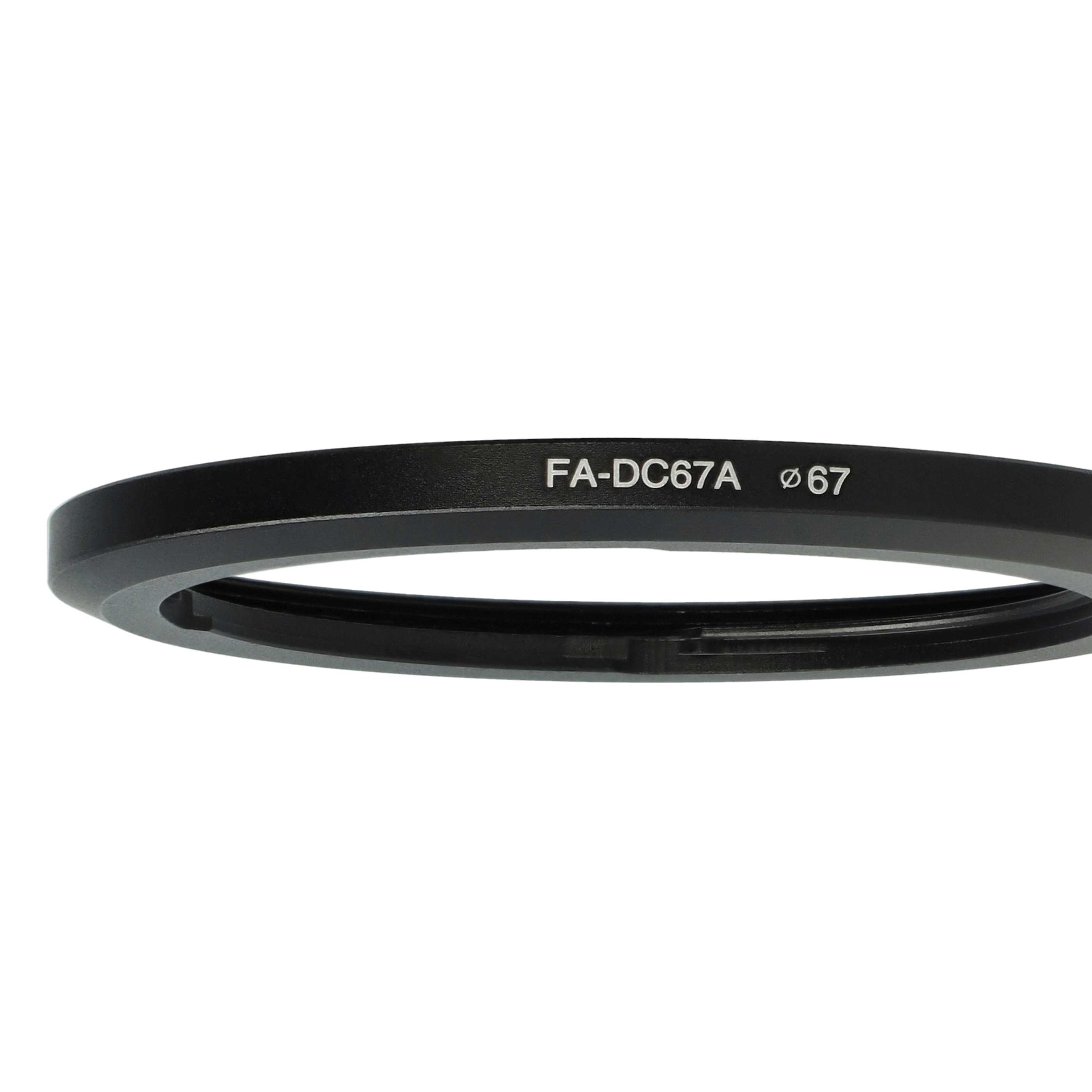Anello Adattatore Step-Down Da 67mm A 52mm In Metallo Nero Per Obiettivi Fotocamera - Vhbw