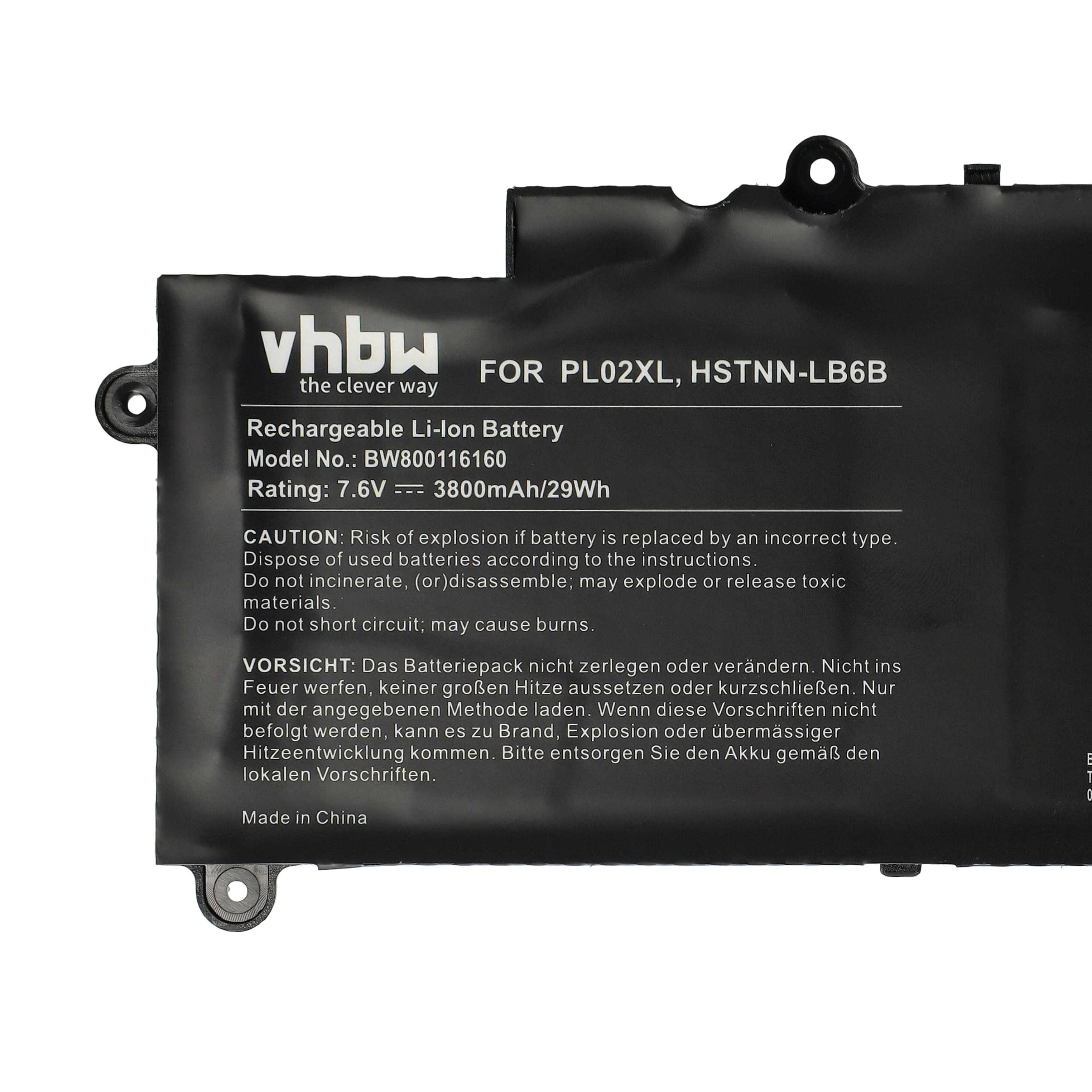 Akumulator do laptopa zamiennik HP 751681-421, 751681-231, 7177376-001, 21CP6/60/80 - 3800 mAh 7,6 V Li-Ion