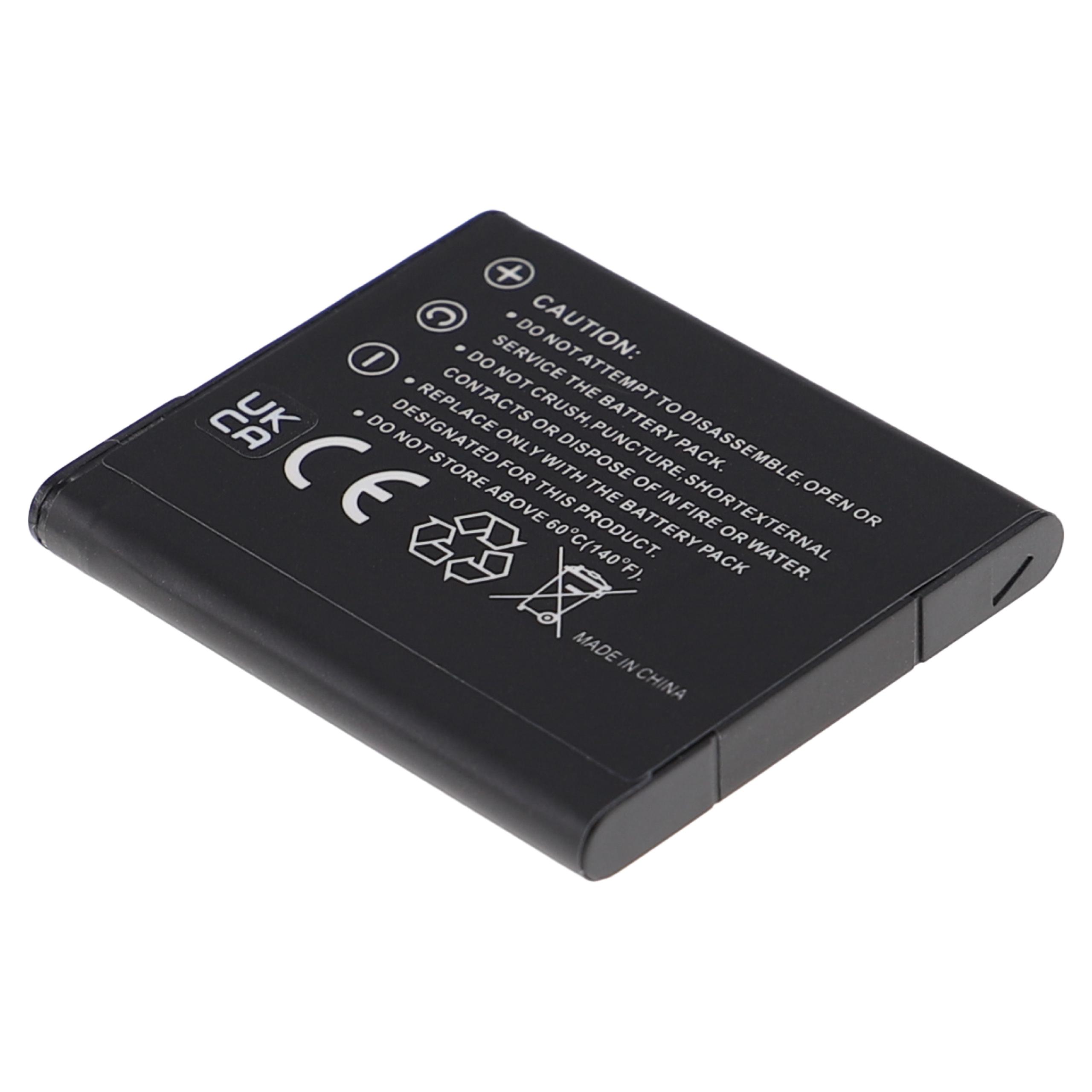 Battery Replacement for Sony NP-BN1 - 630mAh, 3.7V, Li-Ion