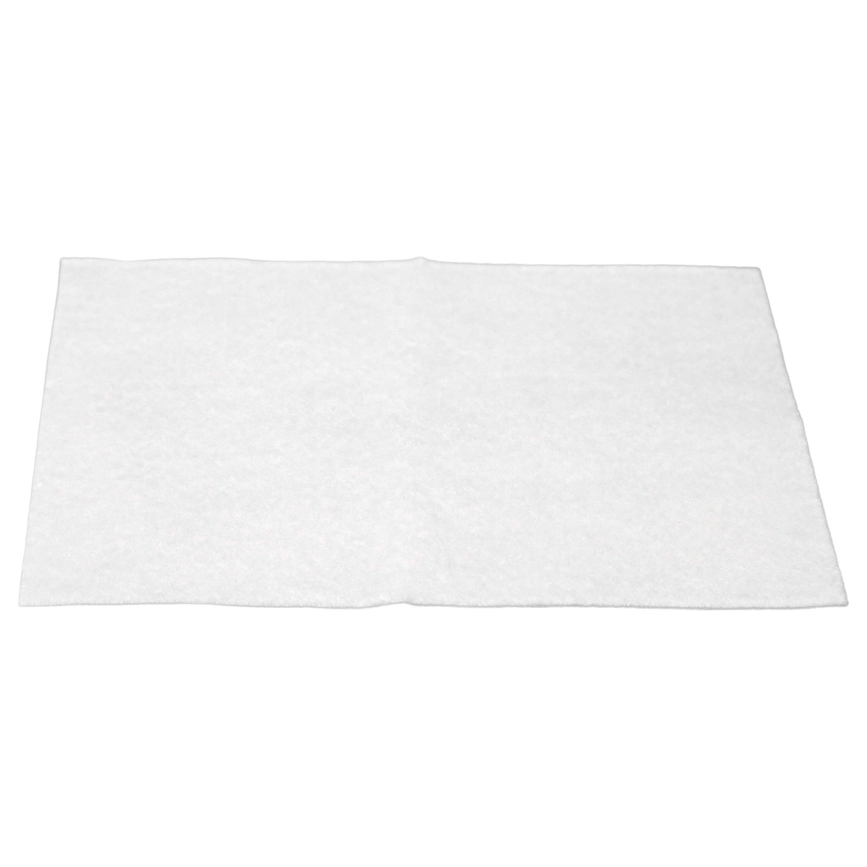5x Universal Filter Sleeve suitable for Vacuum Cleaner - Cut-to-Size, White