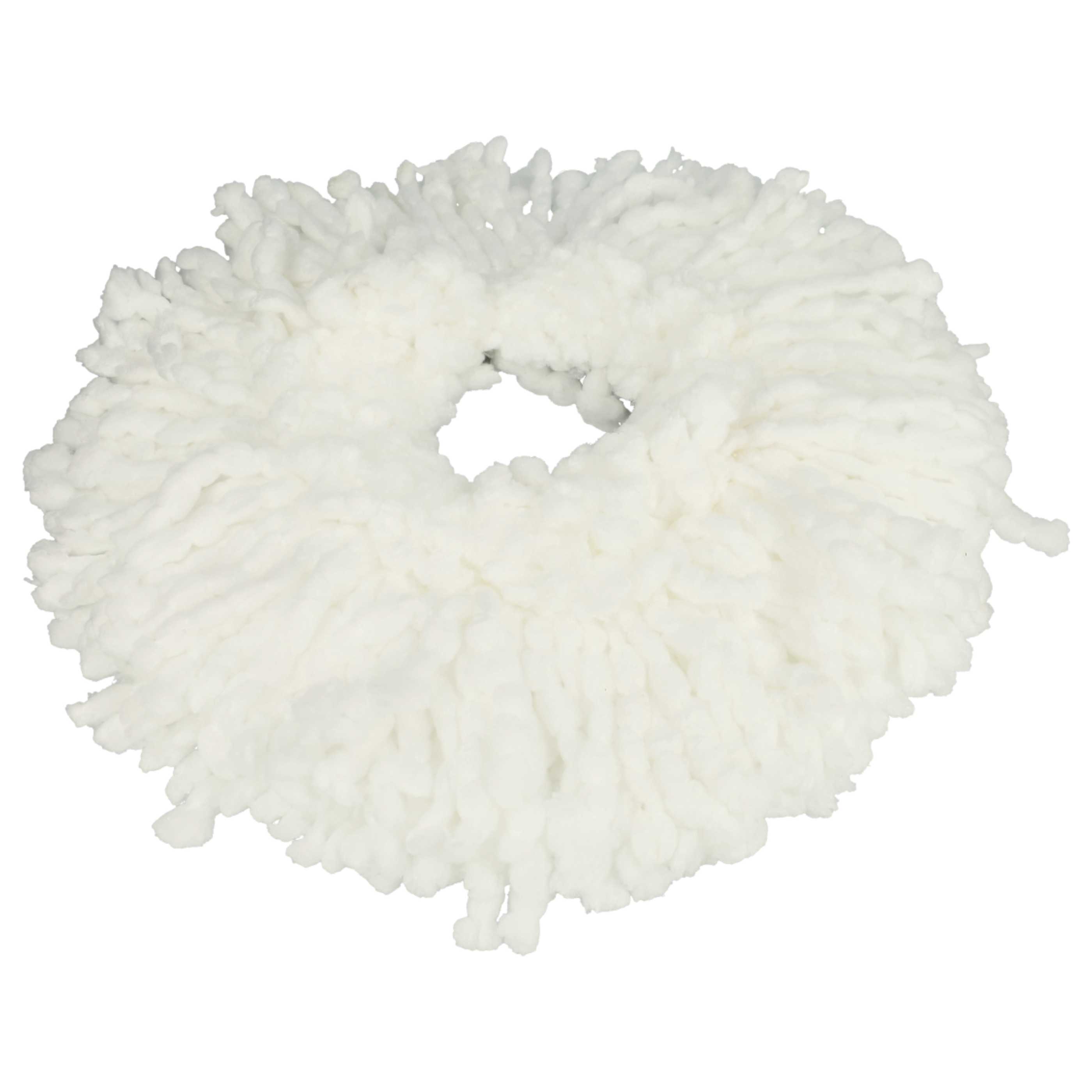 4x Mop Head replaces Leifheit 52094 for Leifheit Mop - microfibre, white