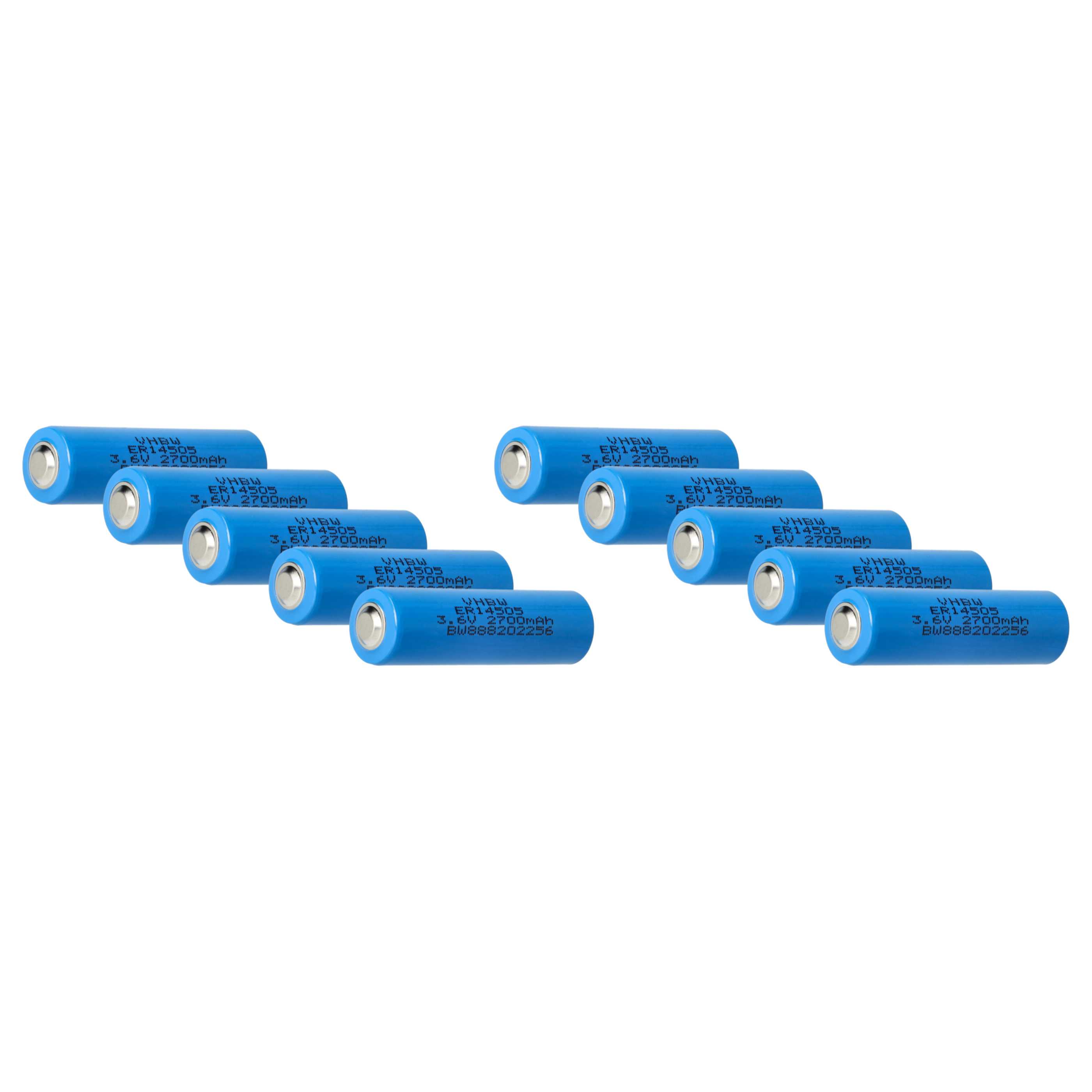 10x Bateria ER14505 Viessmann - 2700 mAh 3,6 V Li-SOCl2