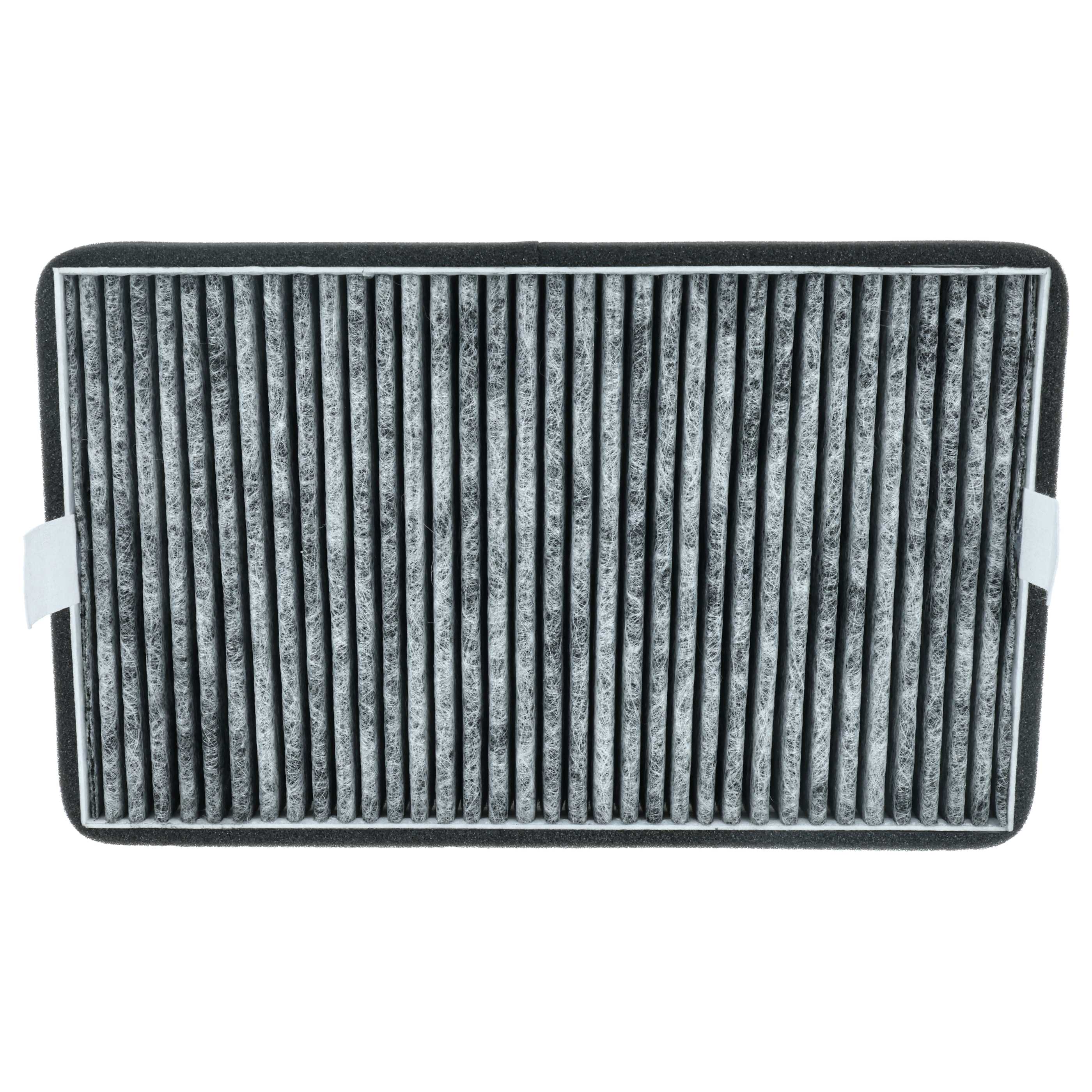 2x Filtres à charbon actif remplace Miele DKF 19-P, 11762560 pour hotte Miele
