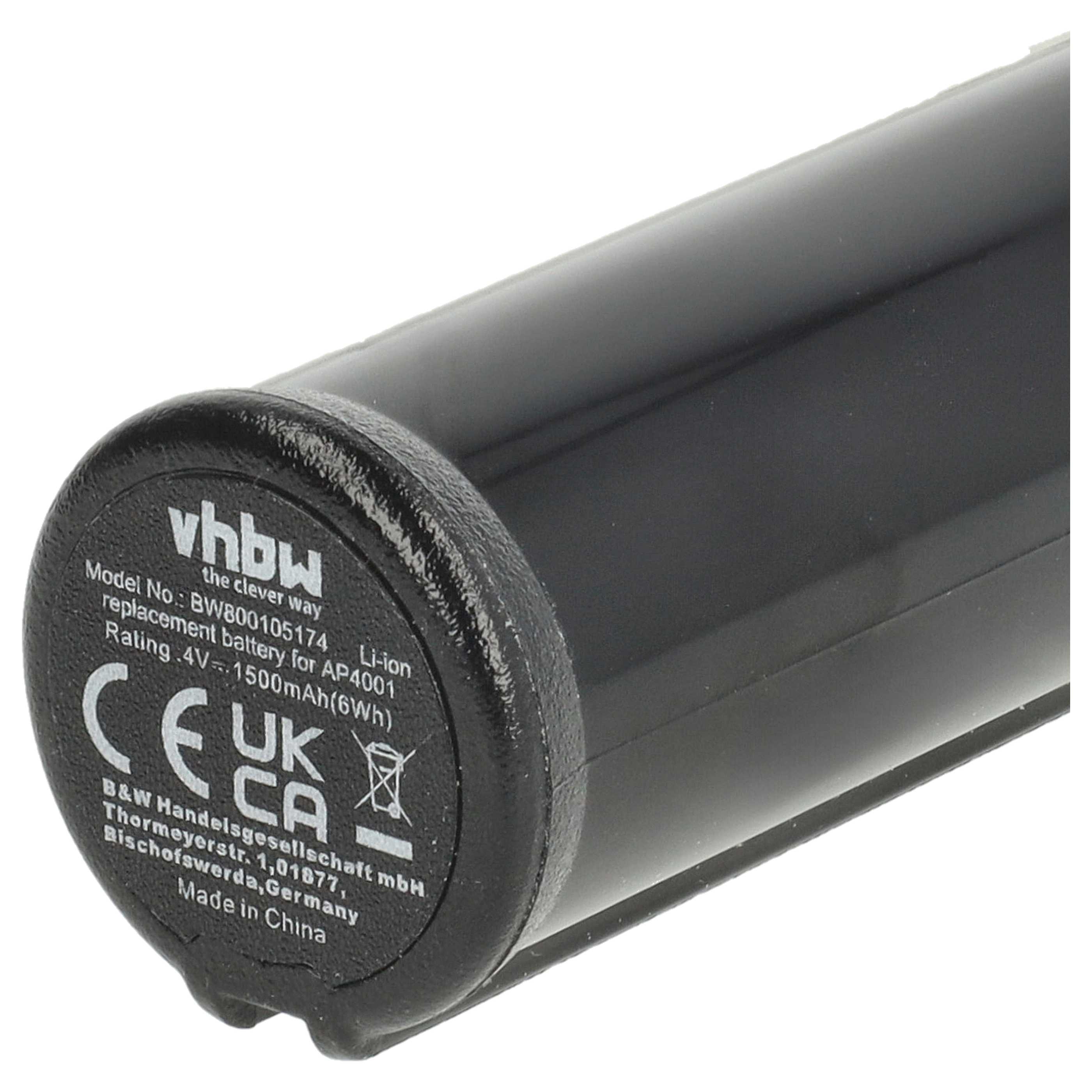 Batteria sostituisce Ryobi AP4001 per attrezzo - 1,5Ah 4V Li-Ion