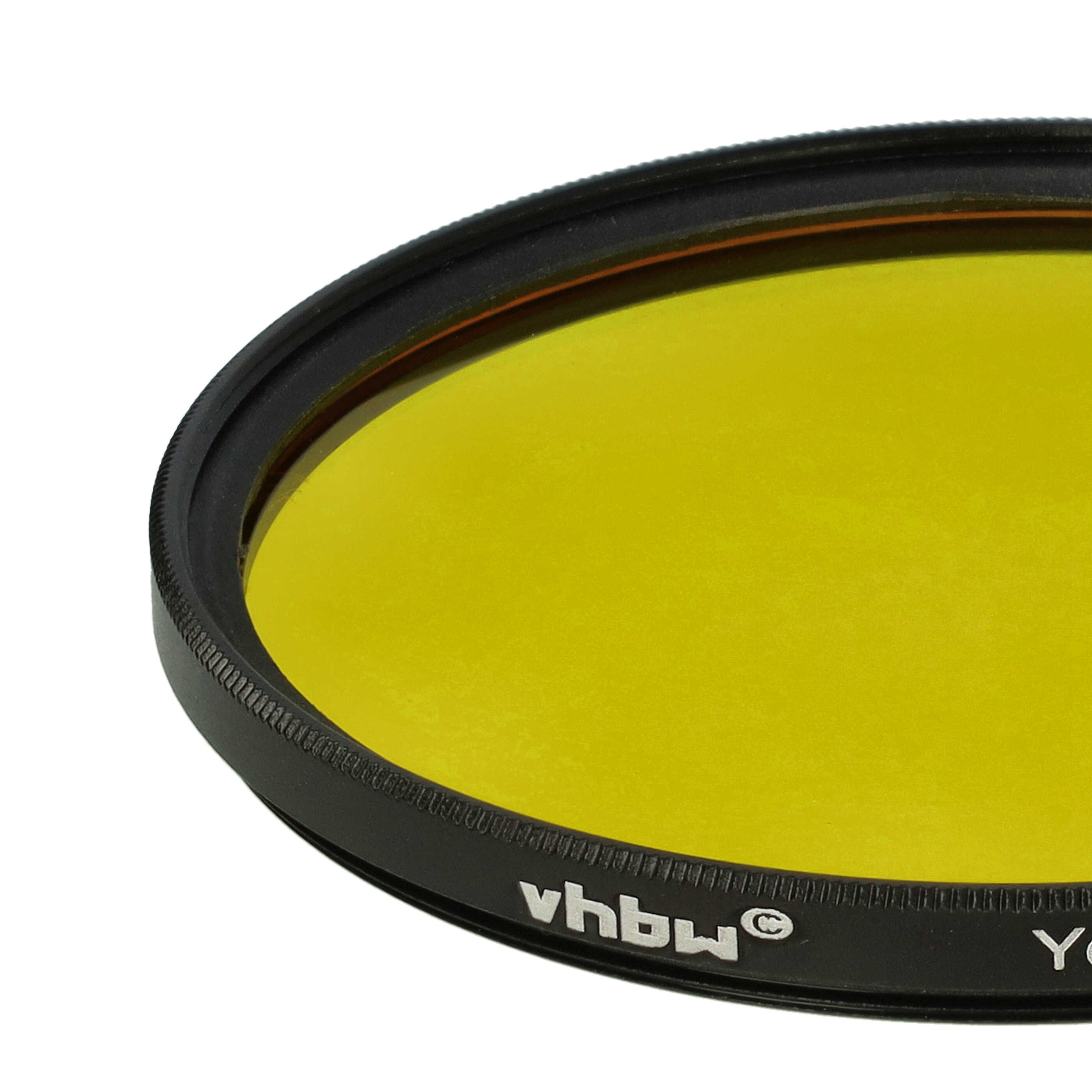 Farbfilter gelb passend für Kamera Objektive mit 67 mm Filtergewinde - Gelbfilter
