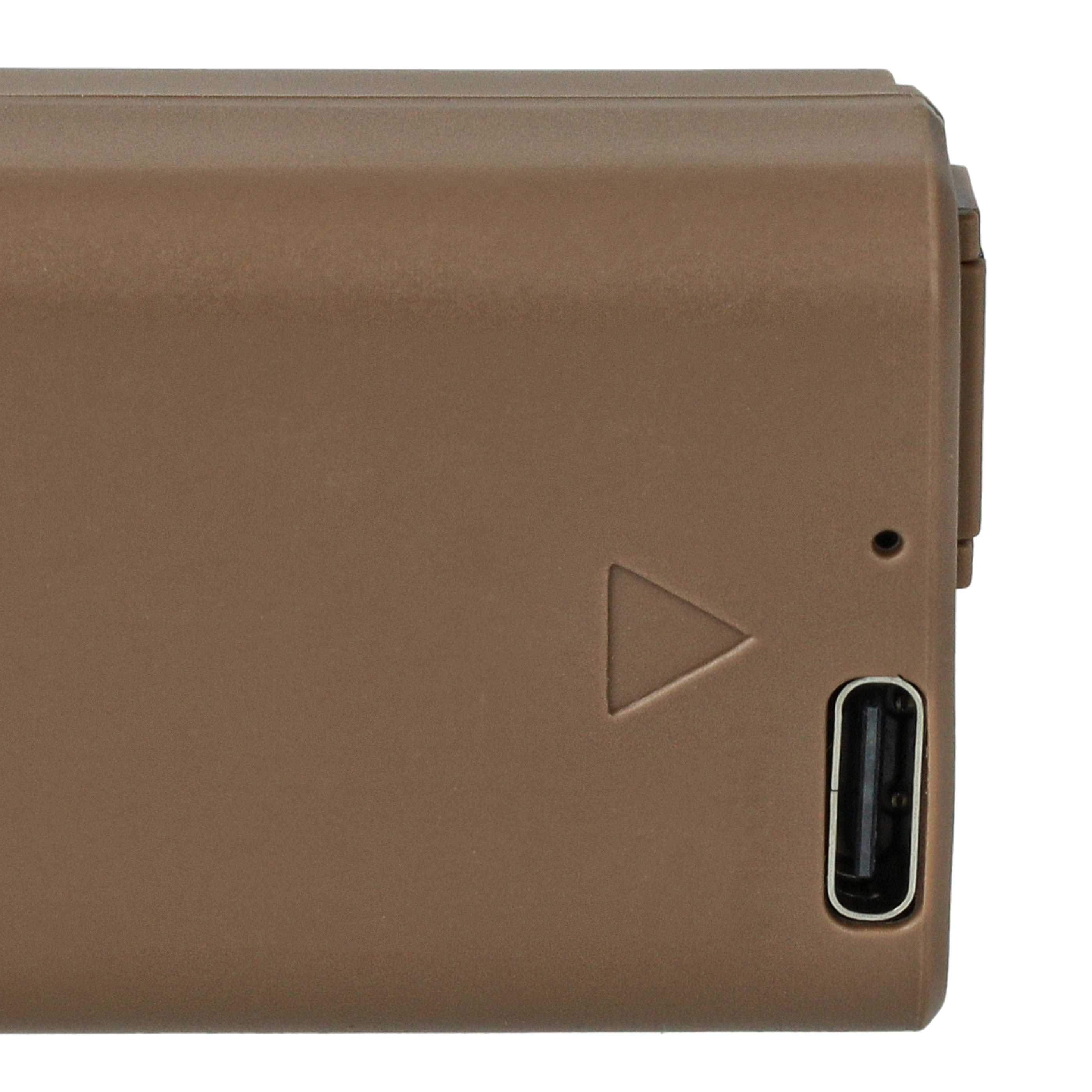 Kamera-Akku als Ersatz für Sony NP-FW50 - 900mAh 7,4V Li-Ion mit Infochip, mit USB-C Buchse