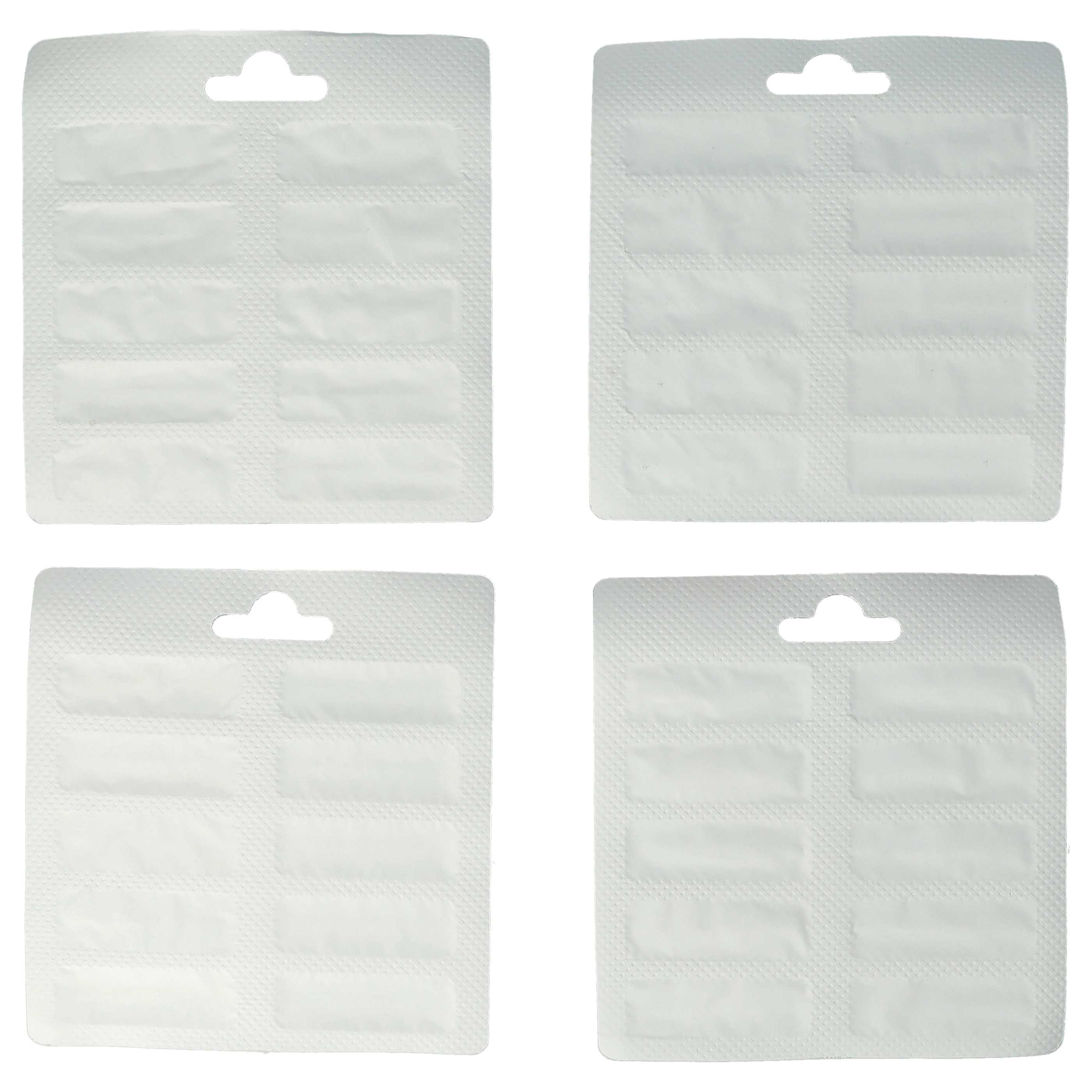 40x Air Freshener Sticks suitable for various Vacuum Cleaners with Bag - forest, roses, ocean, lemon