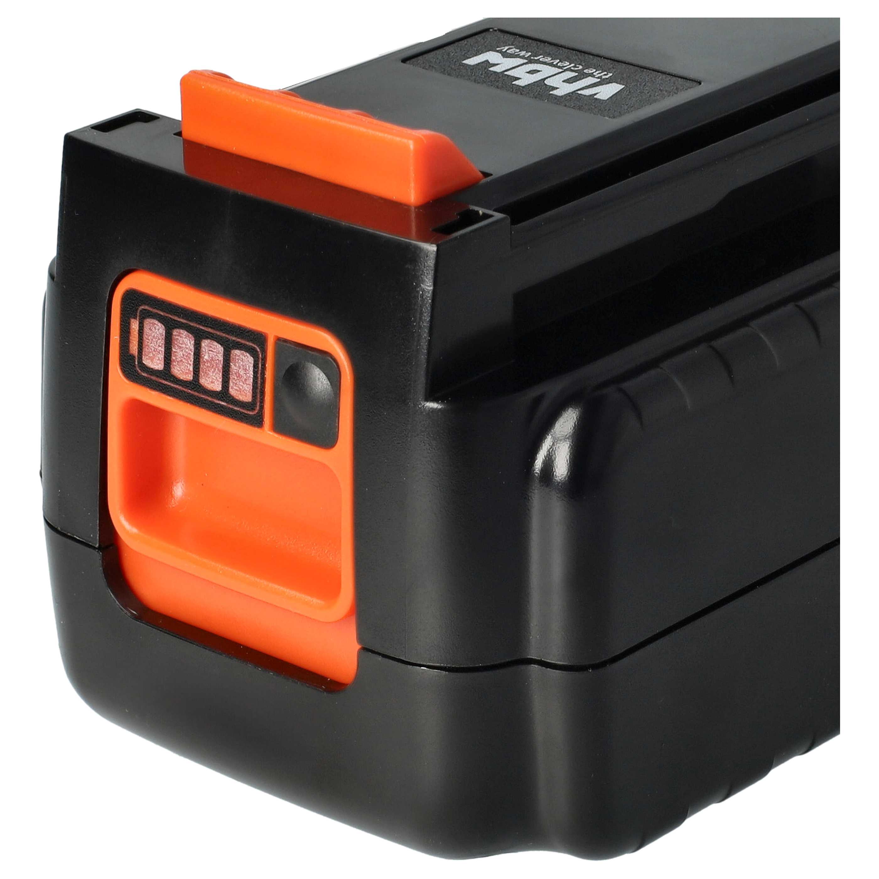 Batería para herramienta reemplaza Black & Decker BL2036, BL1336-XJ, BL1336 - 1500 mAh, 36 V, Li-Ion