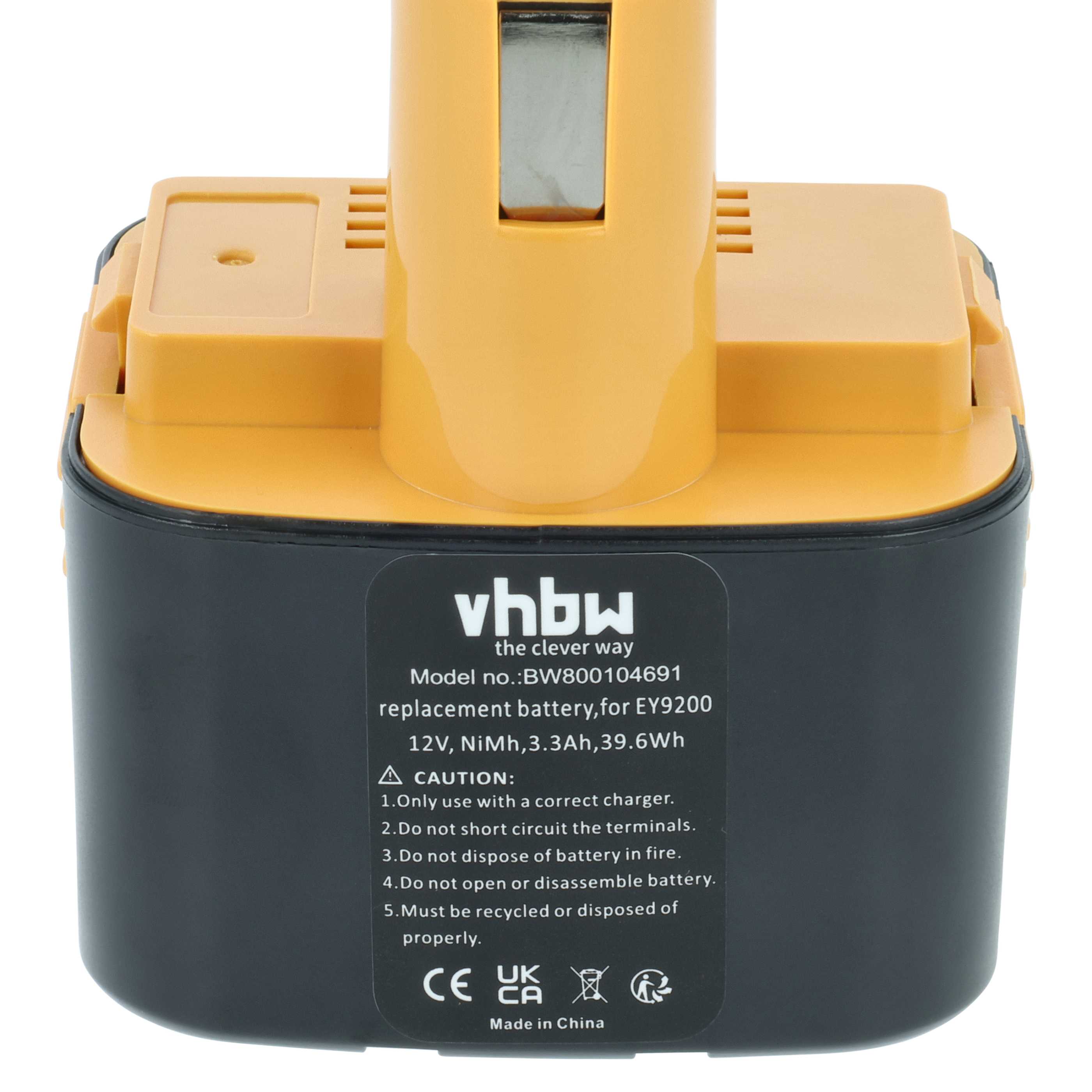 Akku 12V als Ersatz für ABB Stotz S&J SDF-AK220 - 3,3Ah, NiMH