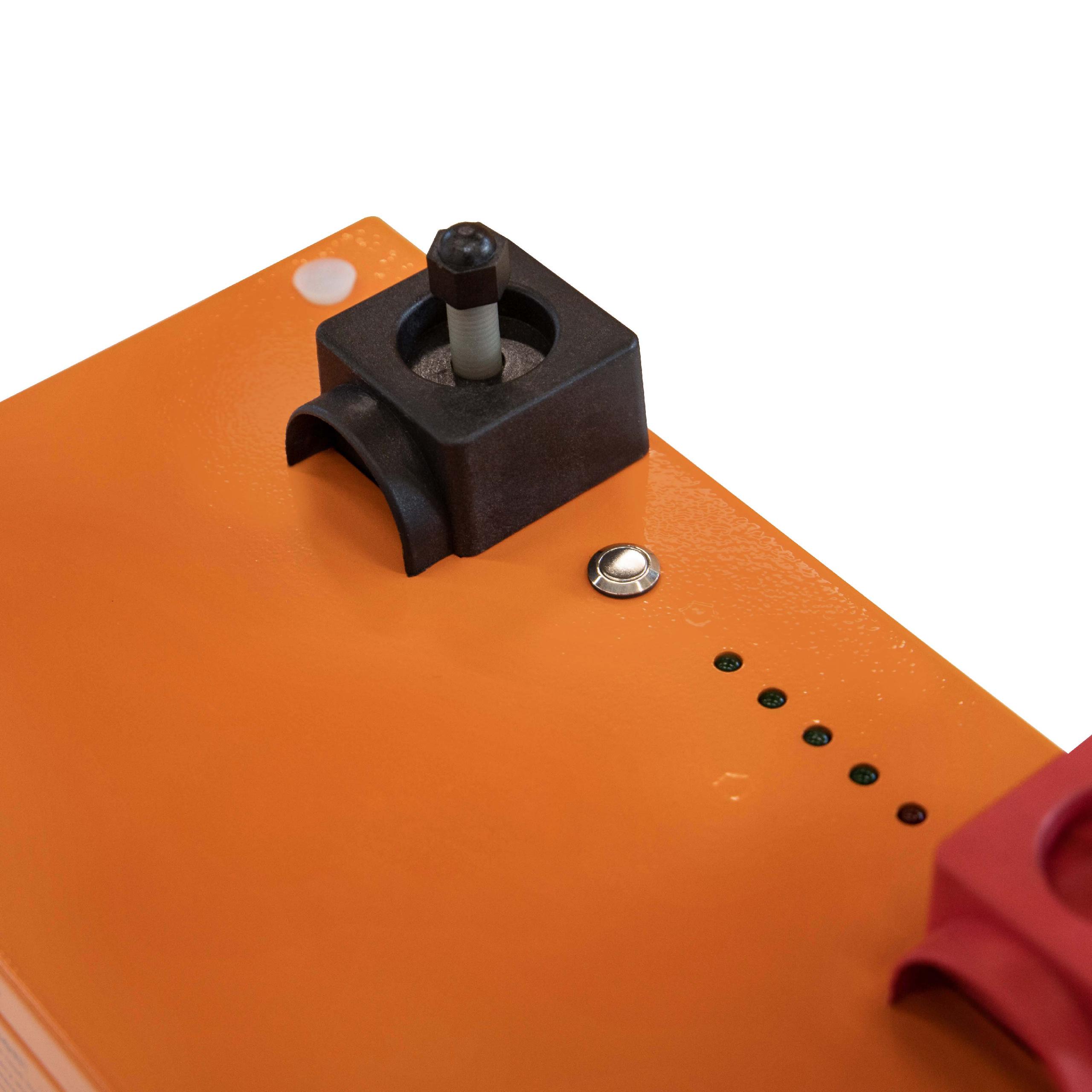 Bordbatterie Akku passend für Wohnmobil, Boot, Solaranlage - 120 Ah 12,8V LiFePO4, 120000mAh, orange