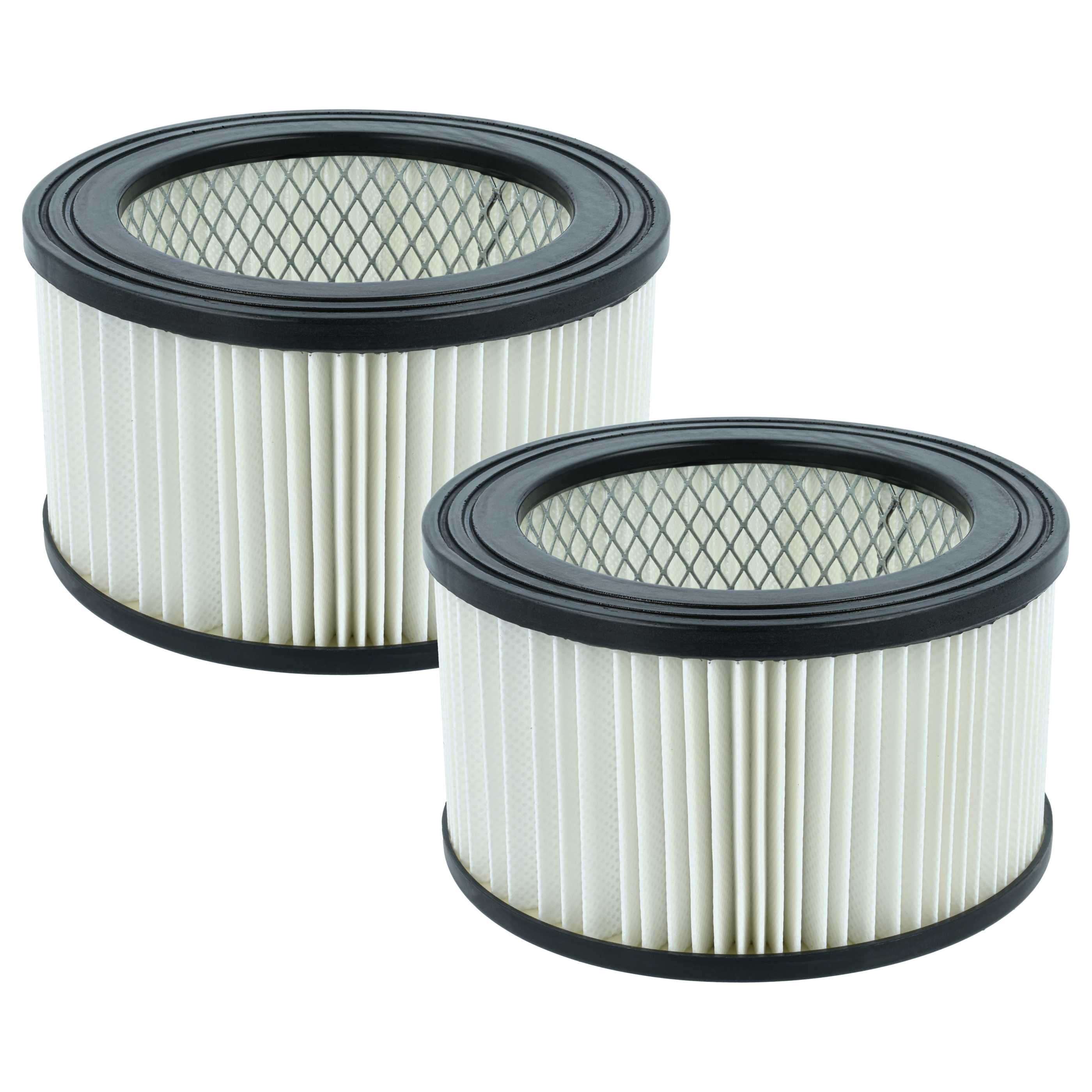 2x HEPA-Filter als Ersatz für Oxeo 760023 für PowerPlus Kaminsauger, schwarz / weiß