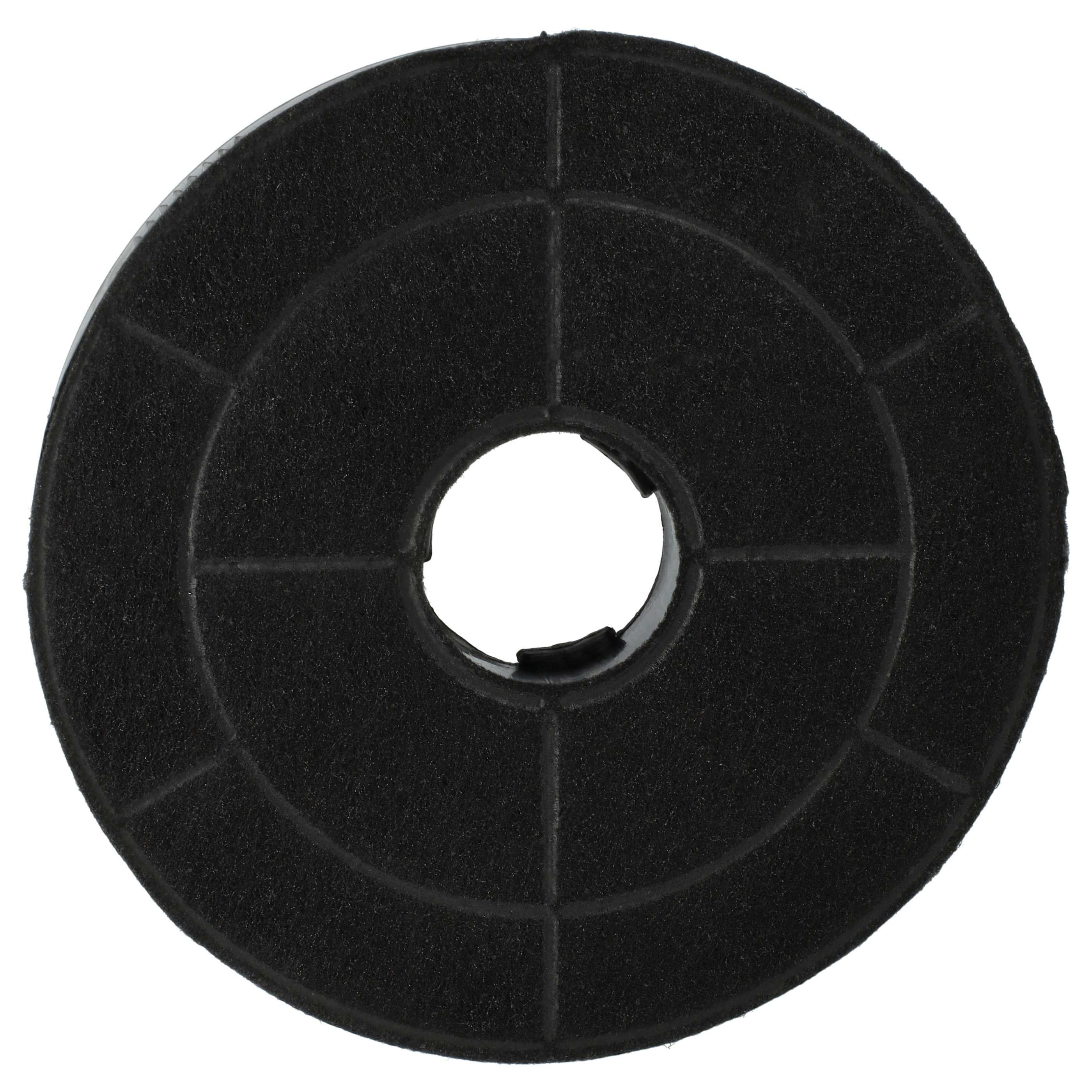 2x Filtro de carbón activado reemplaza Amica KF17130, 1160825, FWK-140 para campanas - 14 cm