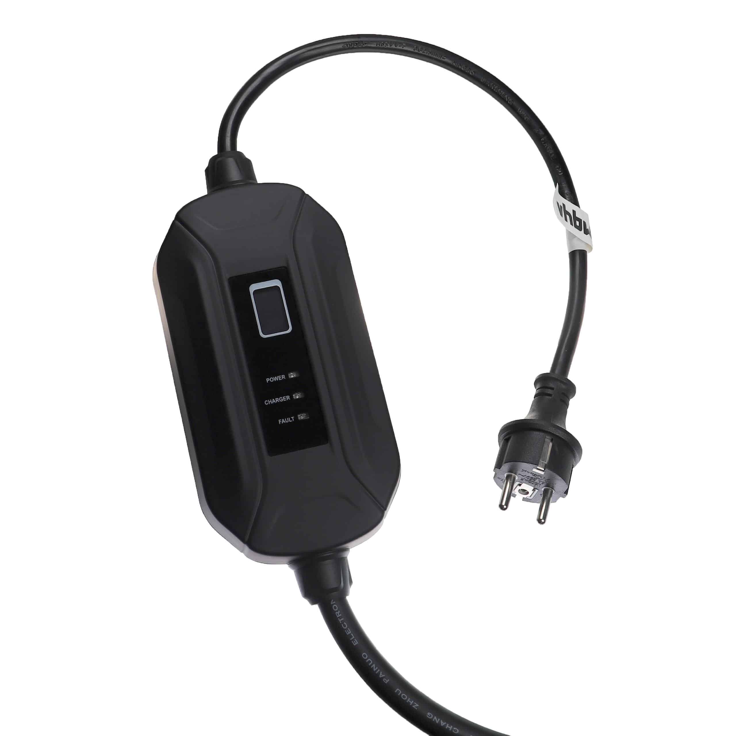 Câble de recharge pour voiture électrique et hybride Plug-in - Type 2 vers type F, monophasé, 16 A, 3,5 kW, 10