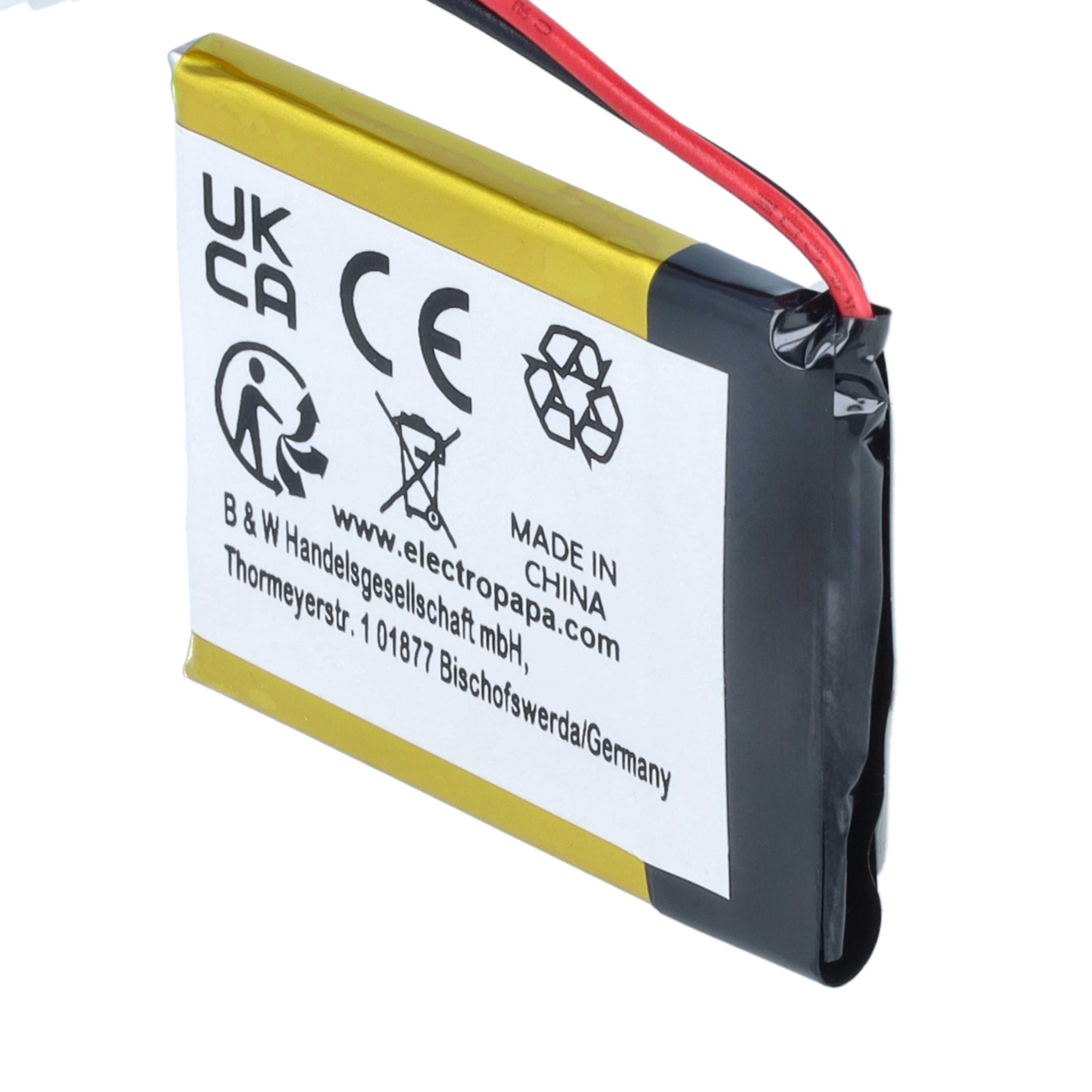 Batterie remplace Siemens V30145-K1310-X448, S30852-D2240-X1 pour téléphone Gigaset - 250mAh 3,7V Li-ion