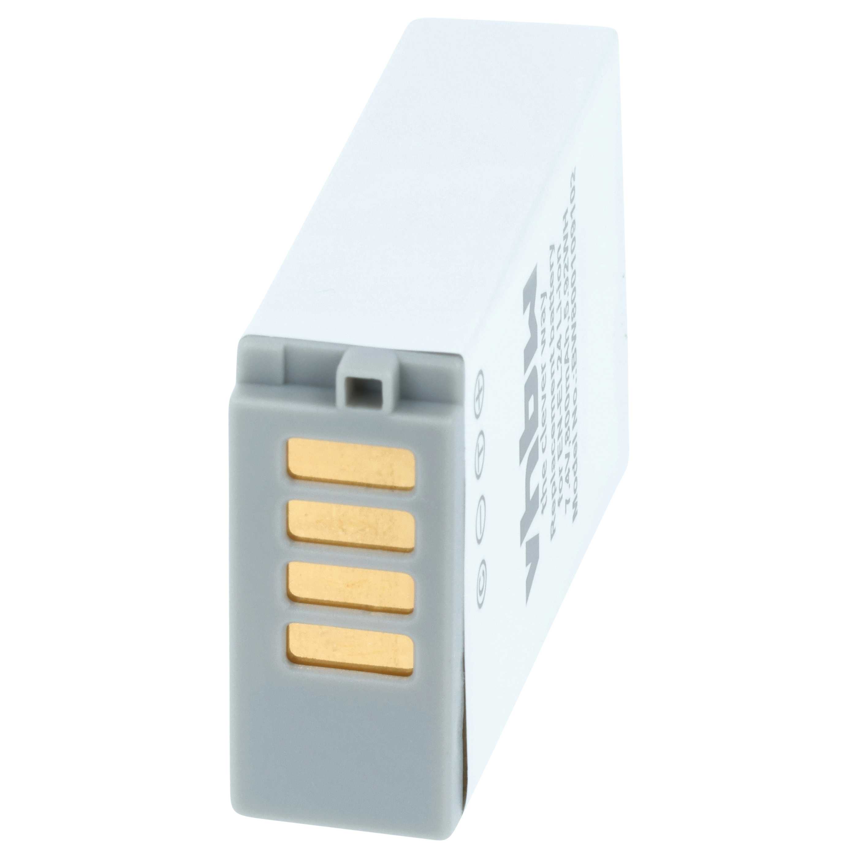 2x Battery replaces Nikon VFB11901, EN-EL24 - 800mAh, 7.2V, Li-Ion