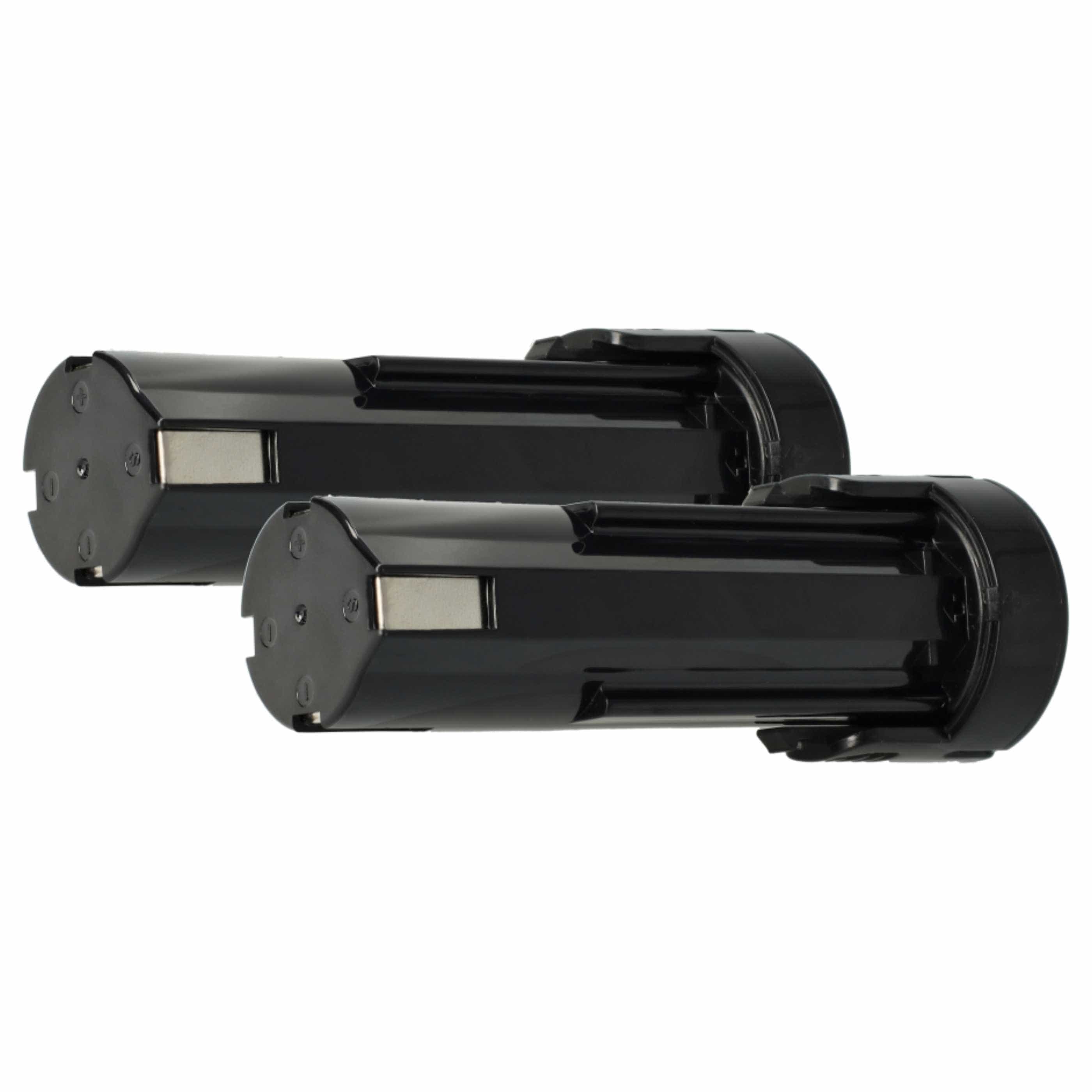 2x Battery replaces Panasonic 6538 1, 6545 6, 6540 1, 6539 6 Electric Power Tool - 3300 mAh, 2.4 V, NiMH
