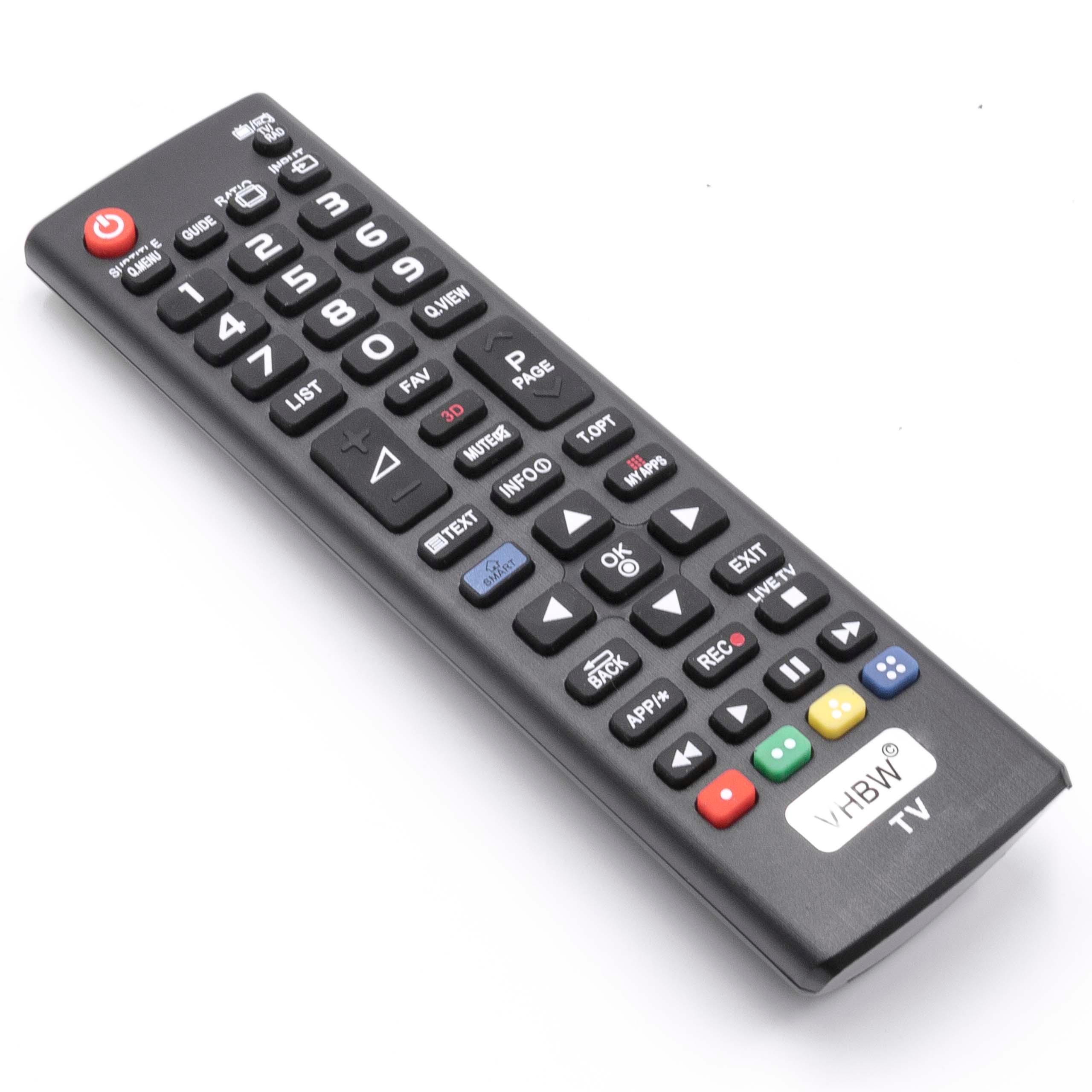 Remote Control replaces LG AKB73715606, AKB73715601 for LG TV