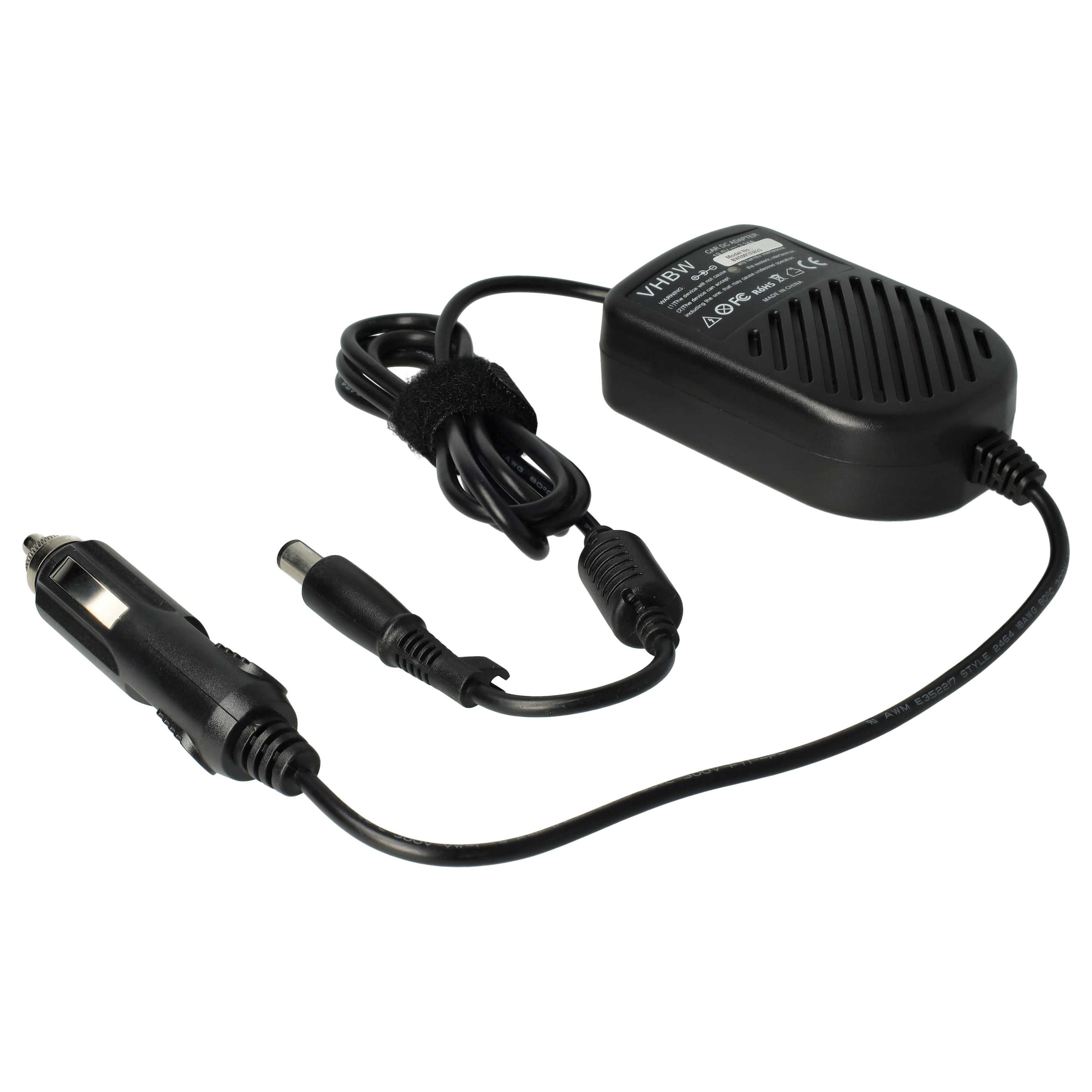 Vehicle Charger replaces Dell 0RM805, 0F266, 310-2862, 0RM809, 09T215, 02H098, 310-3399 for Notebook - 3.34 A