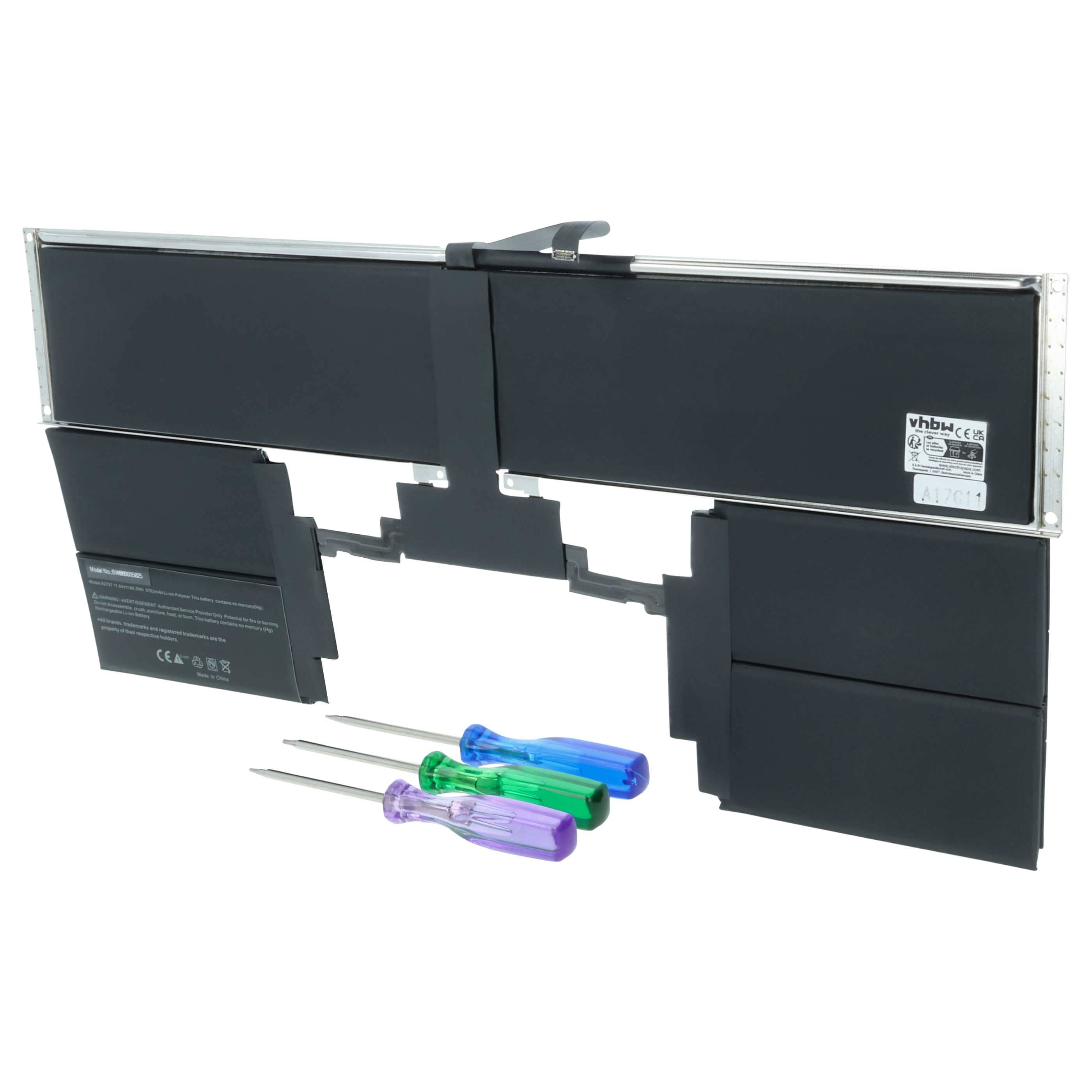 Notebook-Akku als Ersatz für Apple A2797 für Apple - 5762mAh 11,54V Li-Ion