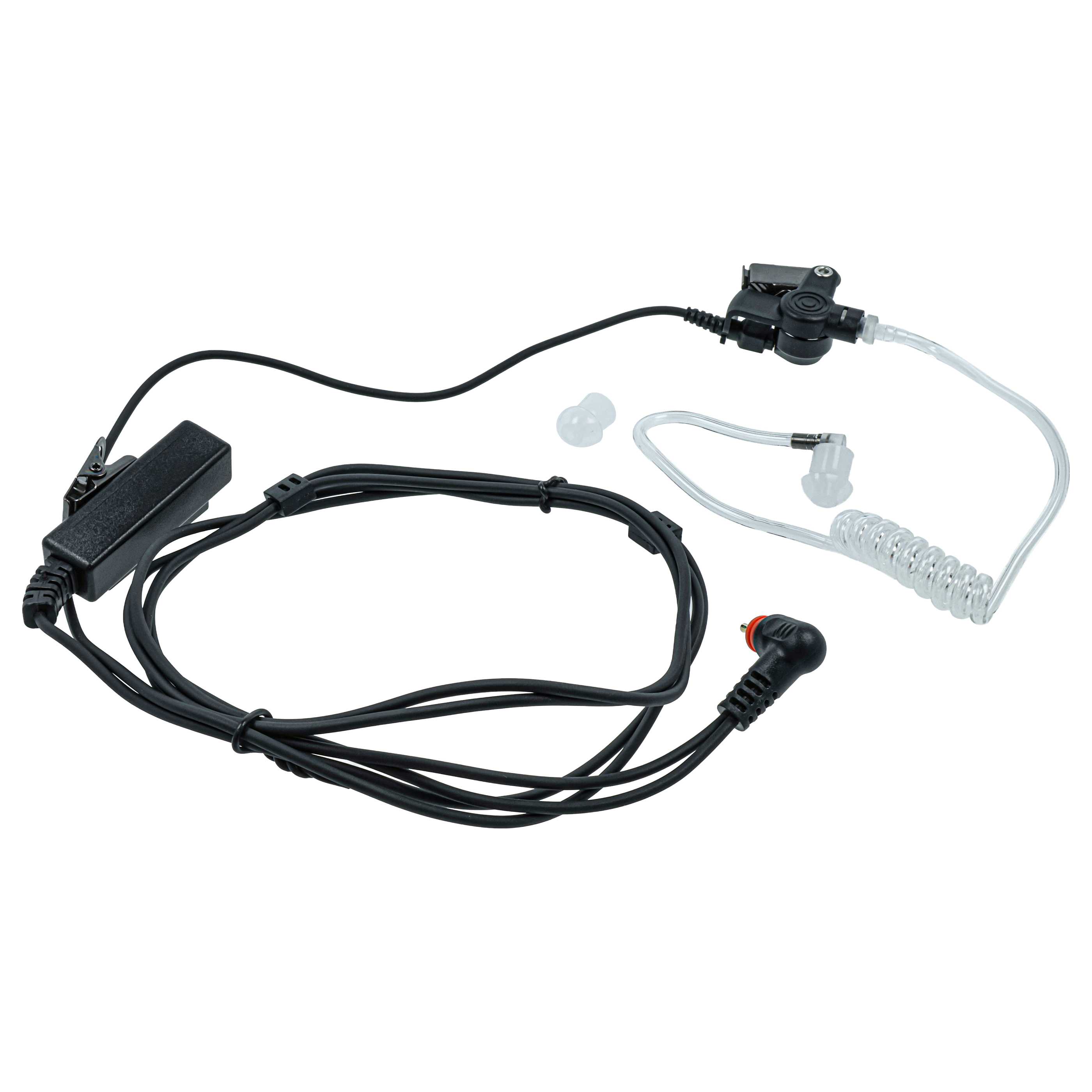 10x Security Headset suitable for Motorola SL1M Radio - "Take Call Button", Clip Mount + Phono Cable